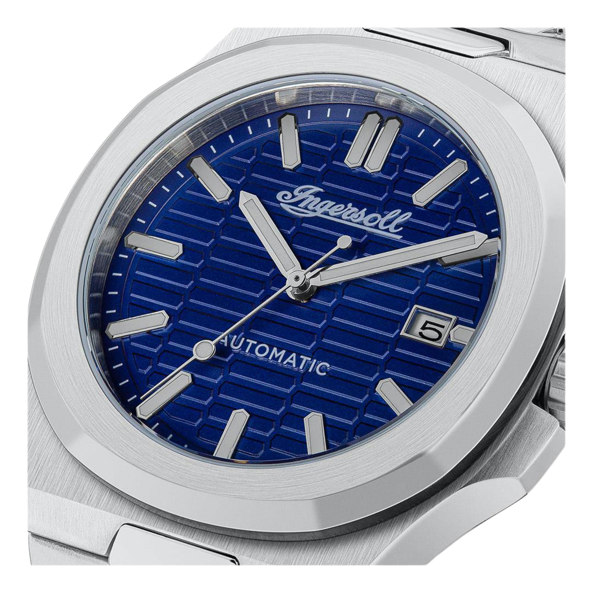 Ingersoll The Catalina Automatic Blue Dial Stainless Steel Bracelet Men's Watch I11801