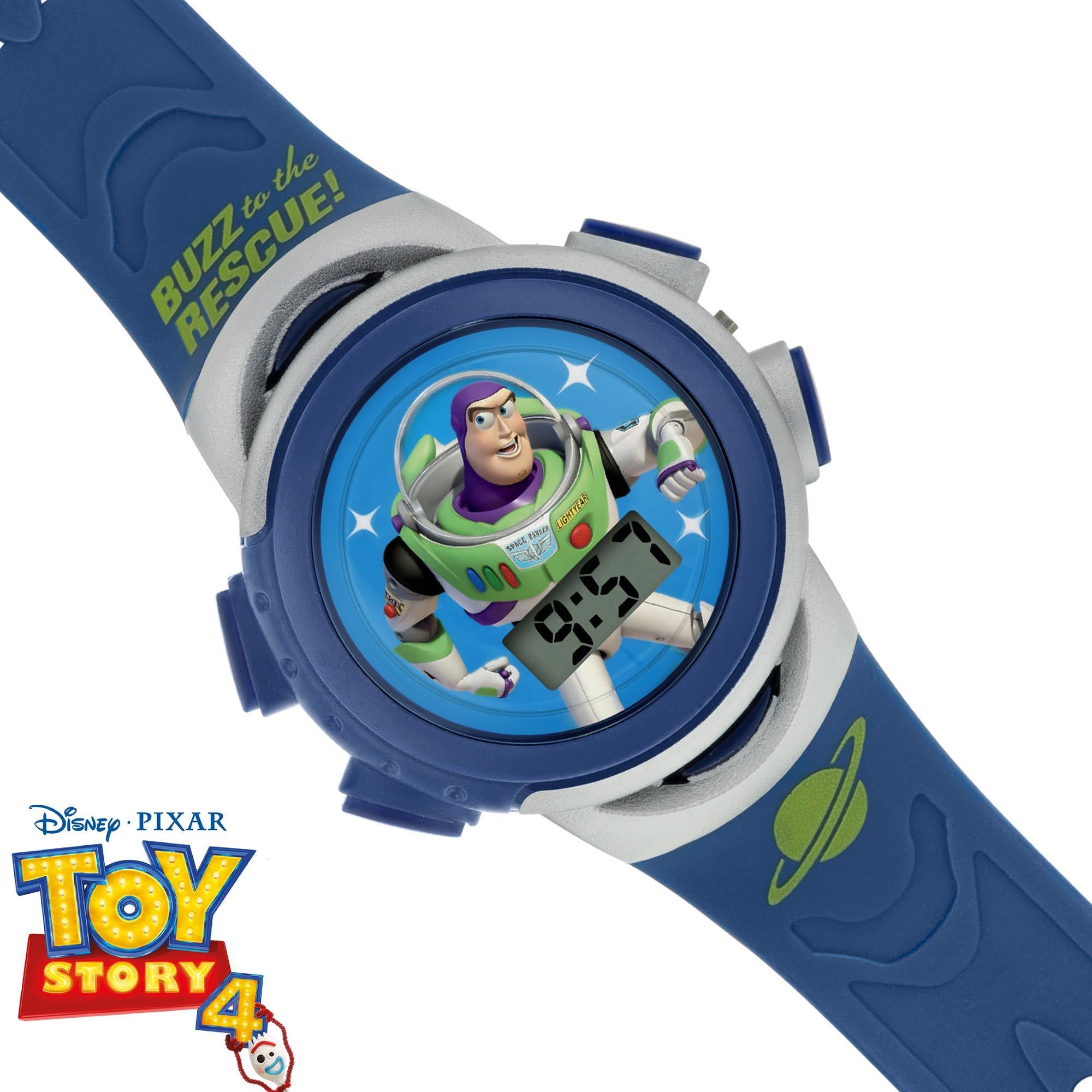 Disney Toy Story Quartz White Dial Pink Plastic Strap Kids Watch TYM4000ARG