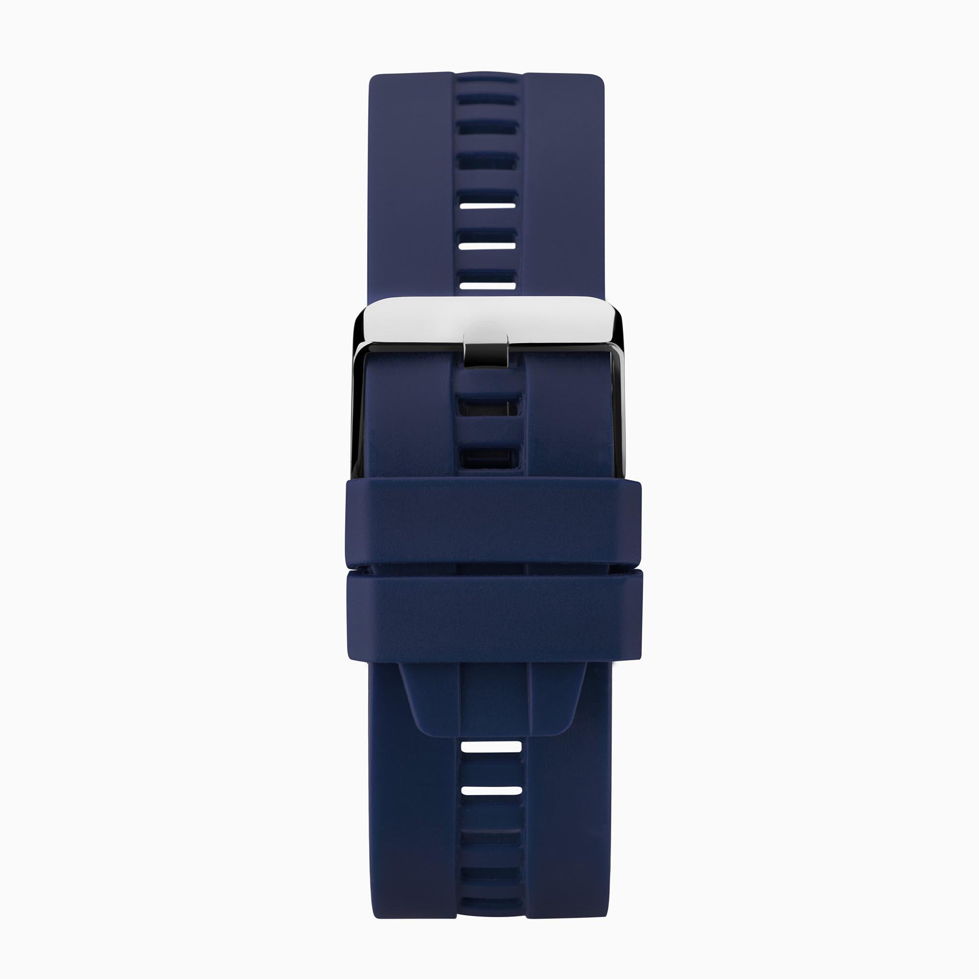 Sekonda Black Interactive Dial Blue Silicone Strap Men's Smart Watch 1912
