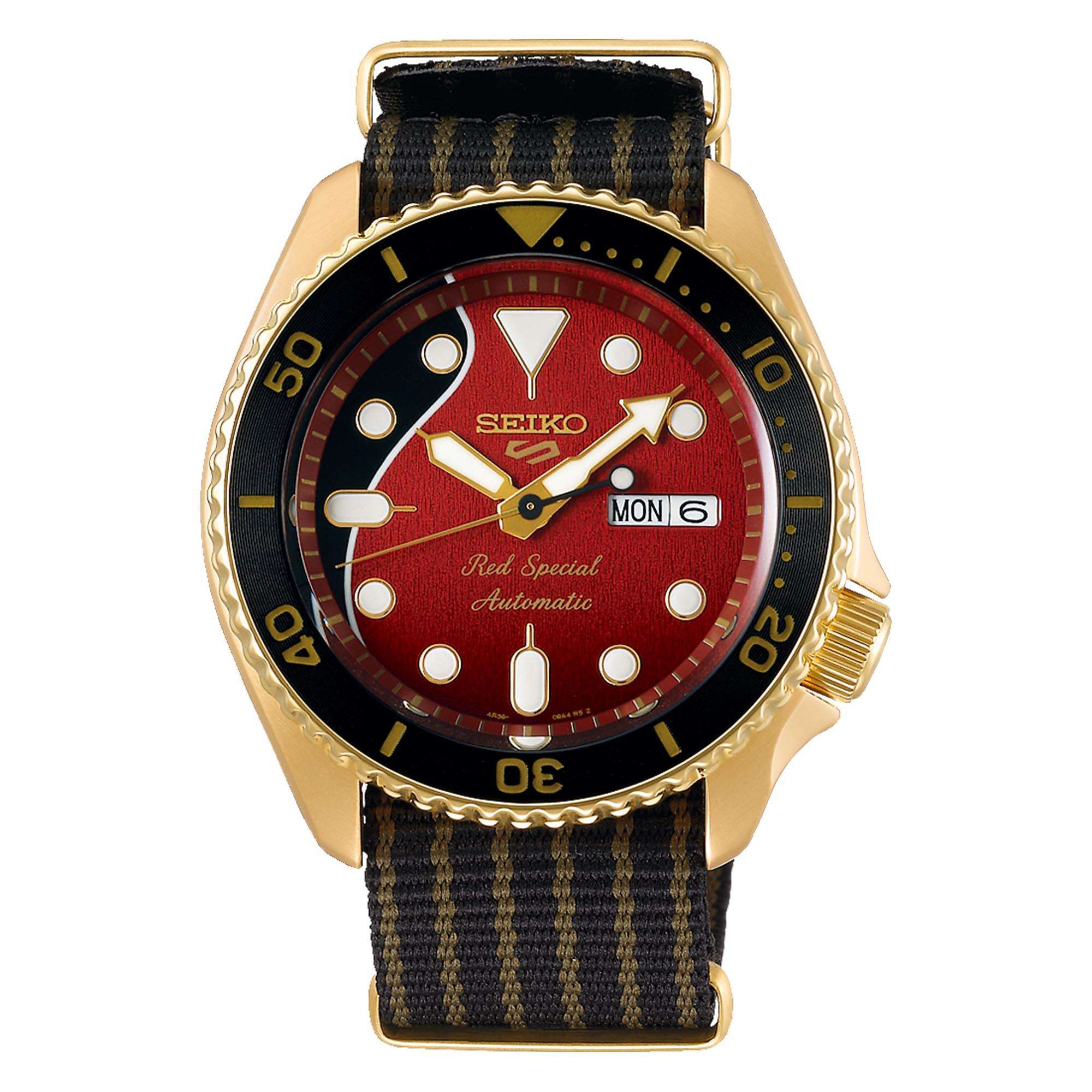 Seiko 5 Sports x Brian May Red Special II Automatic Limited Edition Men's Watch SRPH80K1