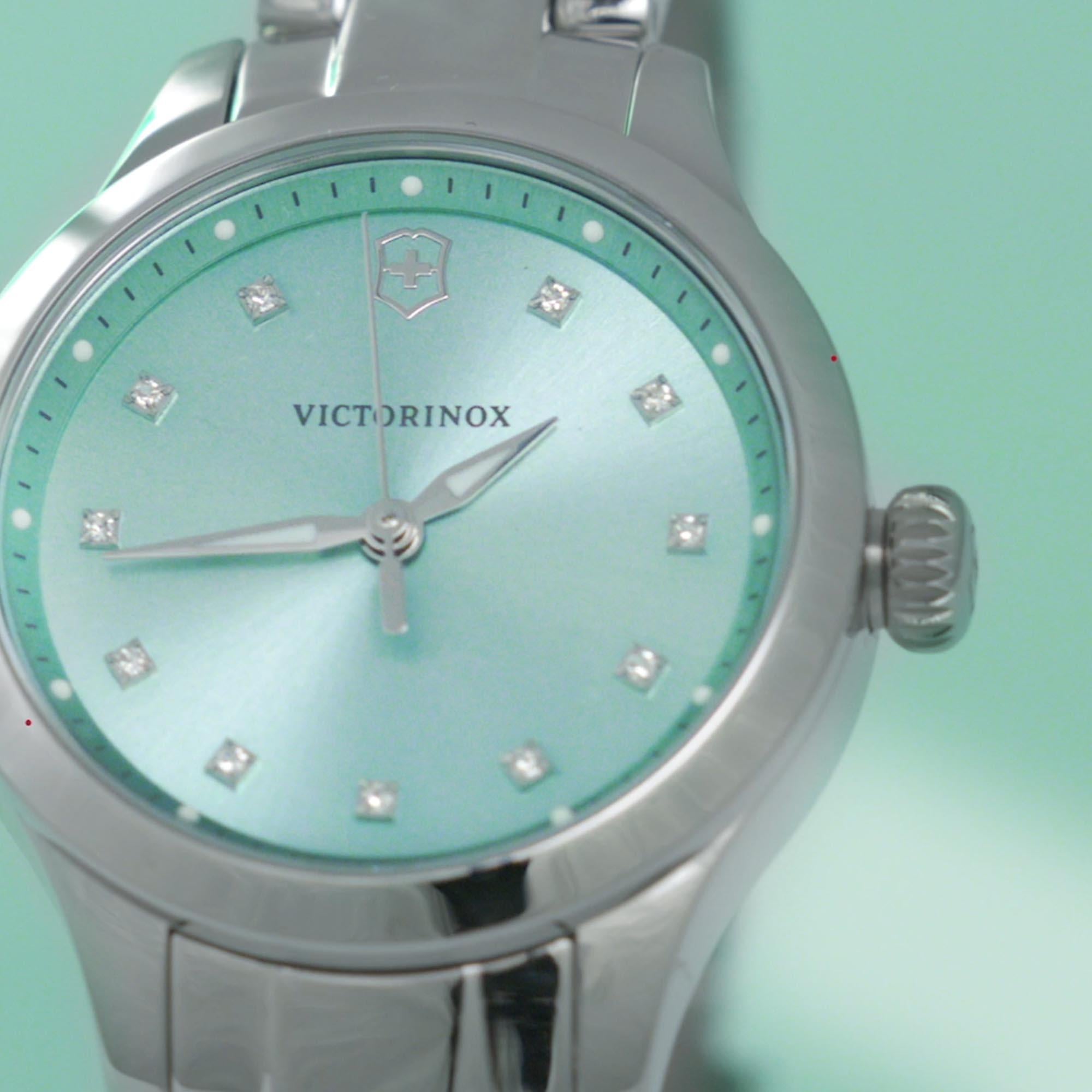 Victorinox Alliance Quartz Blue Dial Stainless Steel Bracelet Ladies Watch 241915