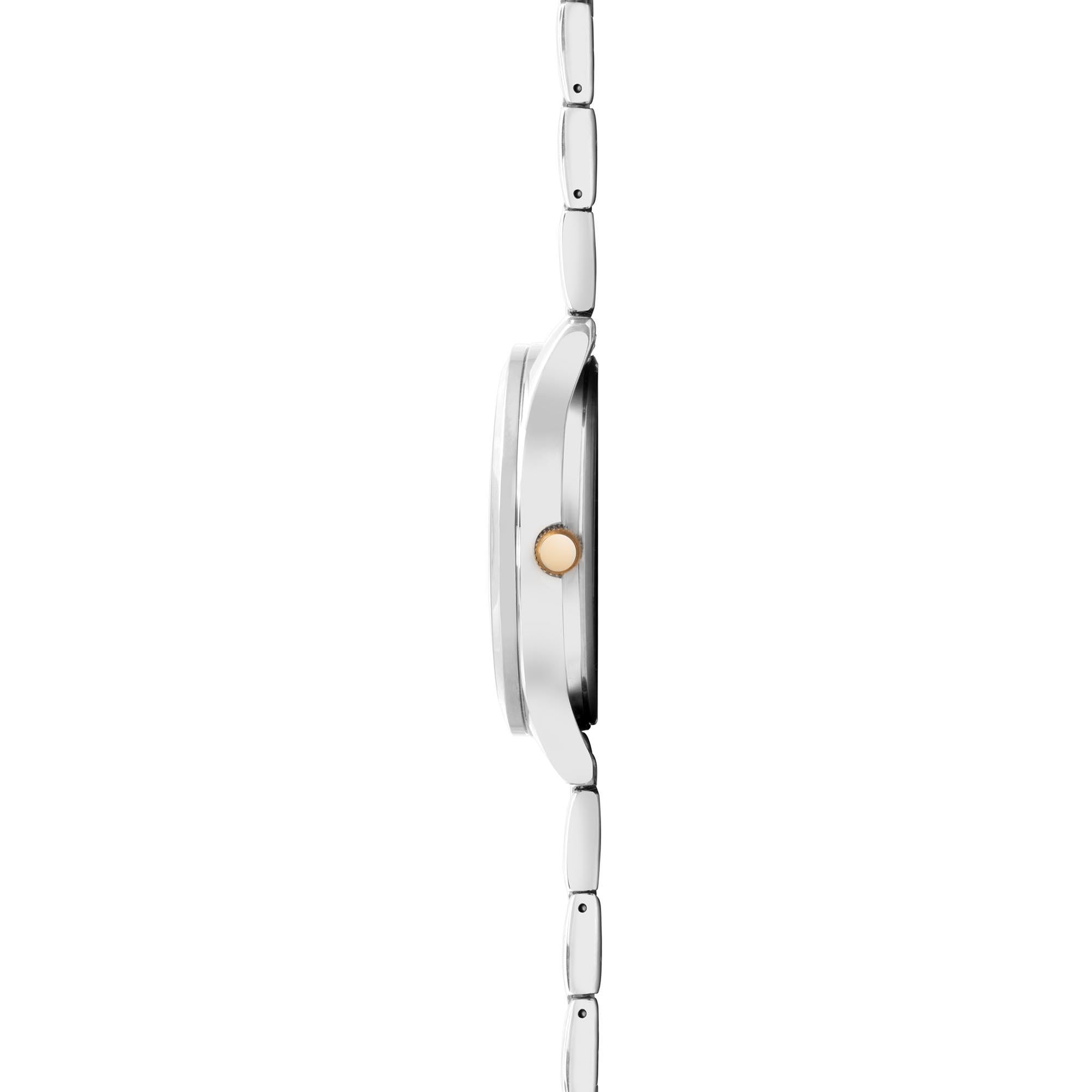 Sekonda Classic Quartz Champagne Dial Two Tone Stainless Steel Bracelet Men's Watch 1997