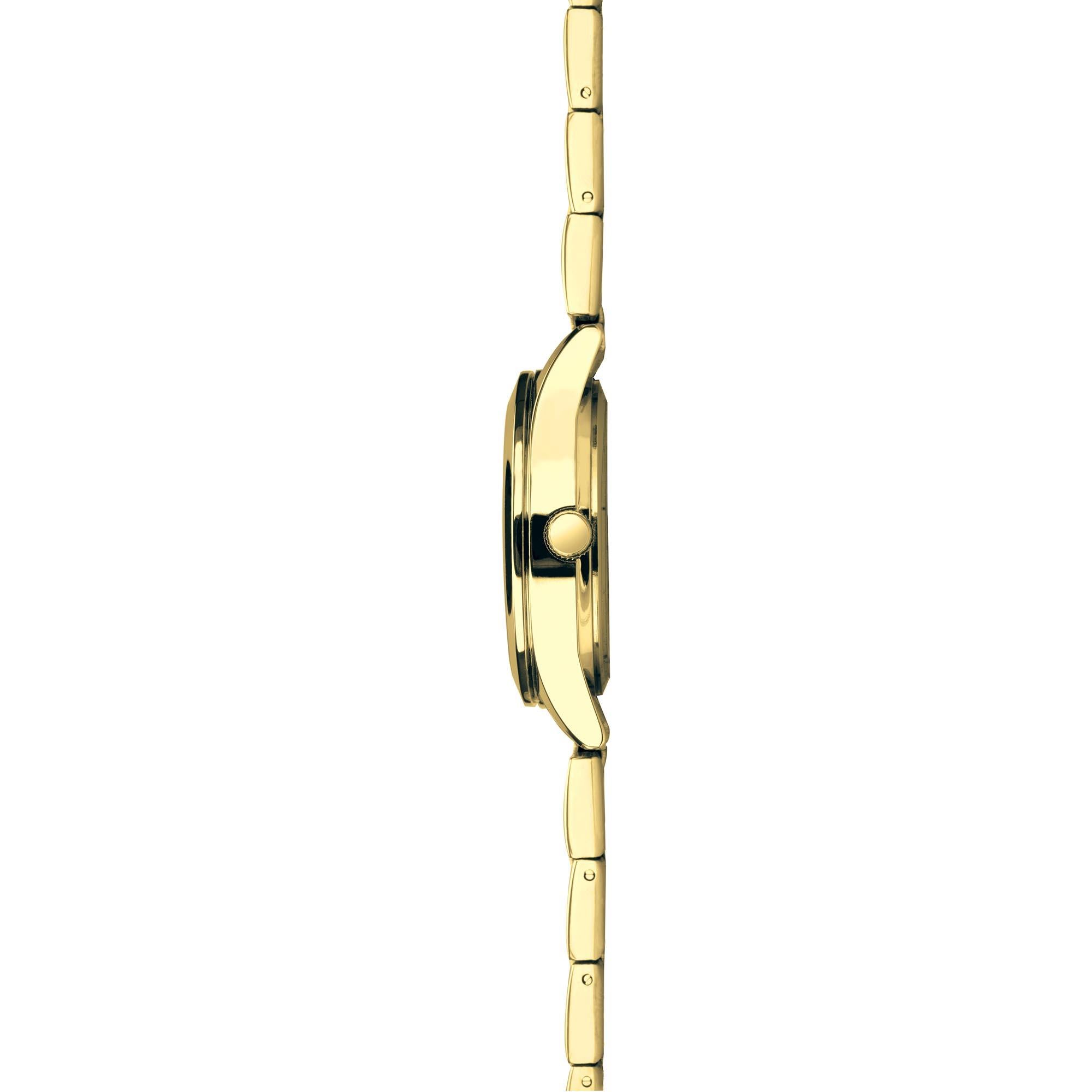Sekonda Classic Colour Pop Quartz Champagne Dial Gold PVD Stainless Steel Bracelet Ladies Watch 40428