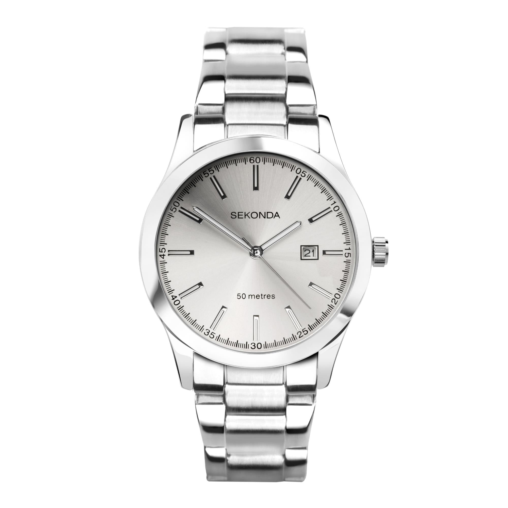 Sekonda Colour Pop Quartz Silver Dial Stainless Steel Bracelet Ladies Watch 40439