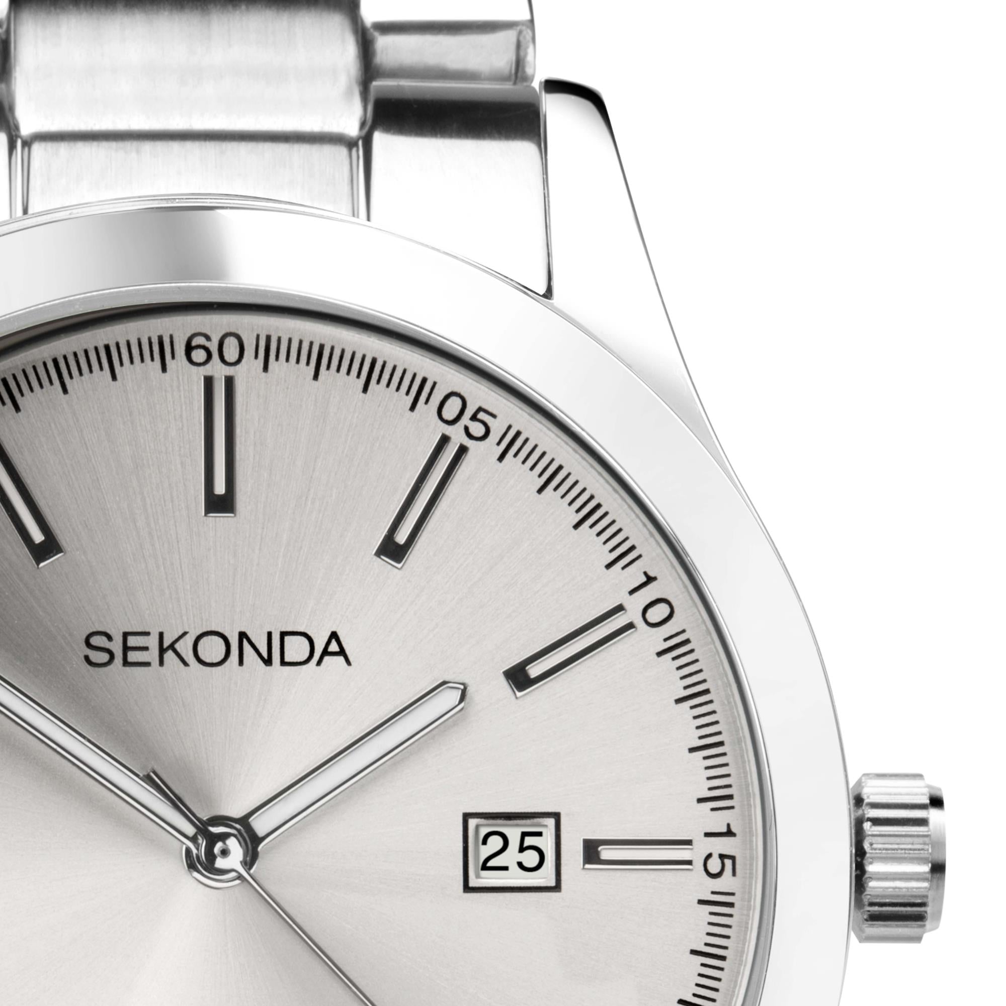 Sekonda Colour Pop Quartz Silver Dial Stainless Steel Bracelet Ladies Watch 40439