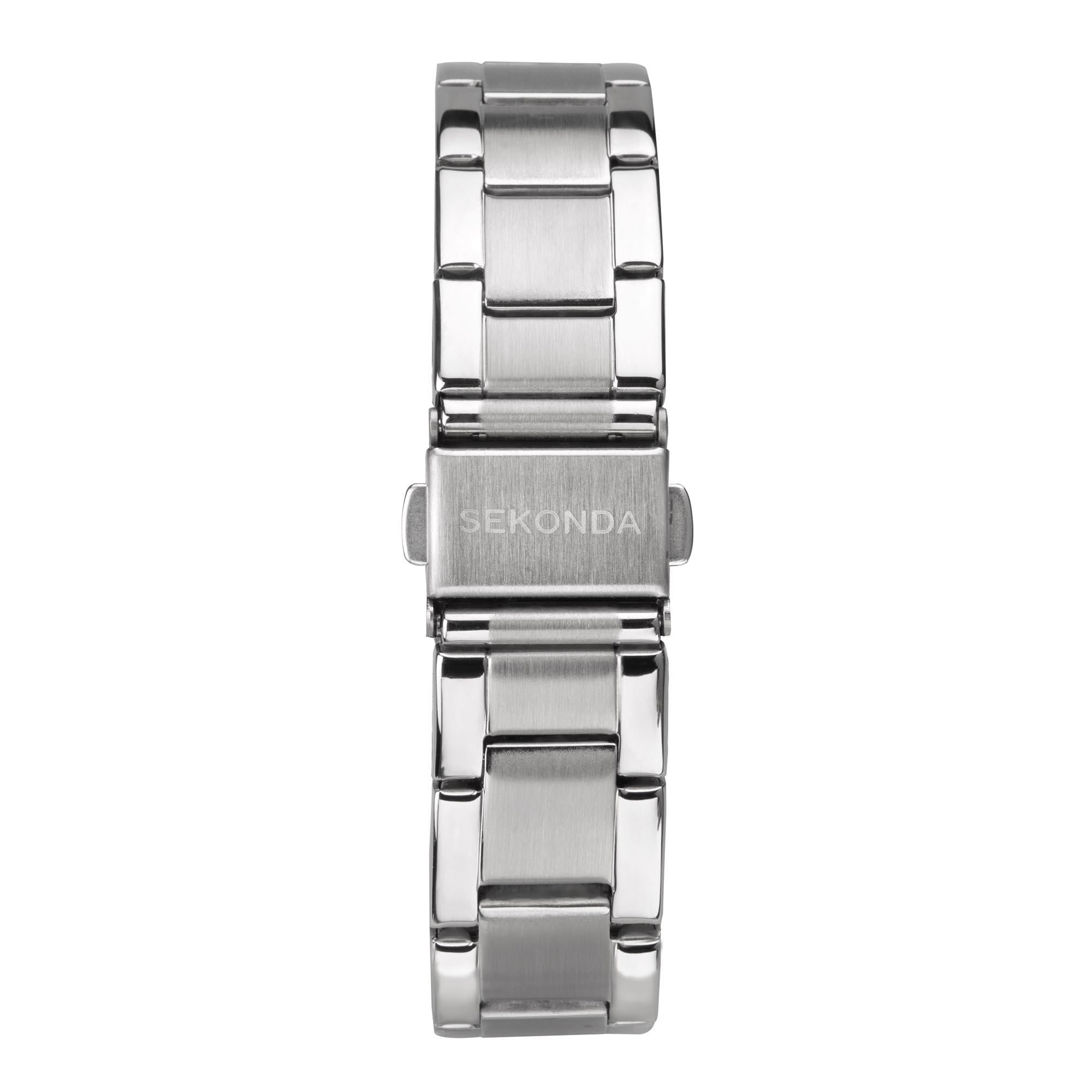 Sekonda ColourPop Quartz Navy Dial Stainless Steel Bracelet Ladies Watch 40366