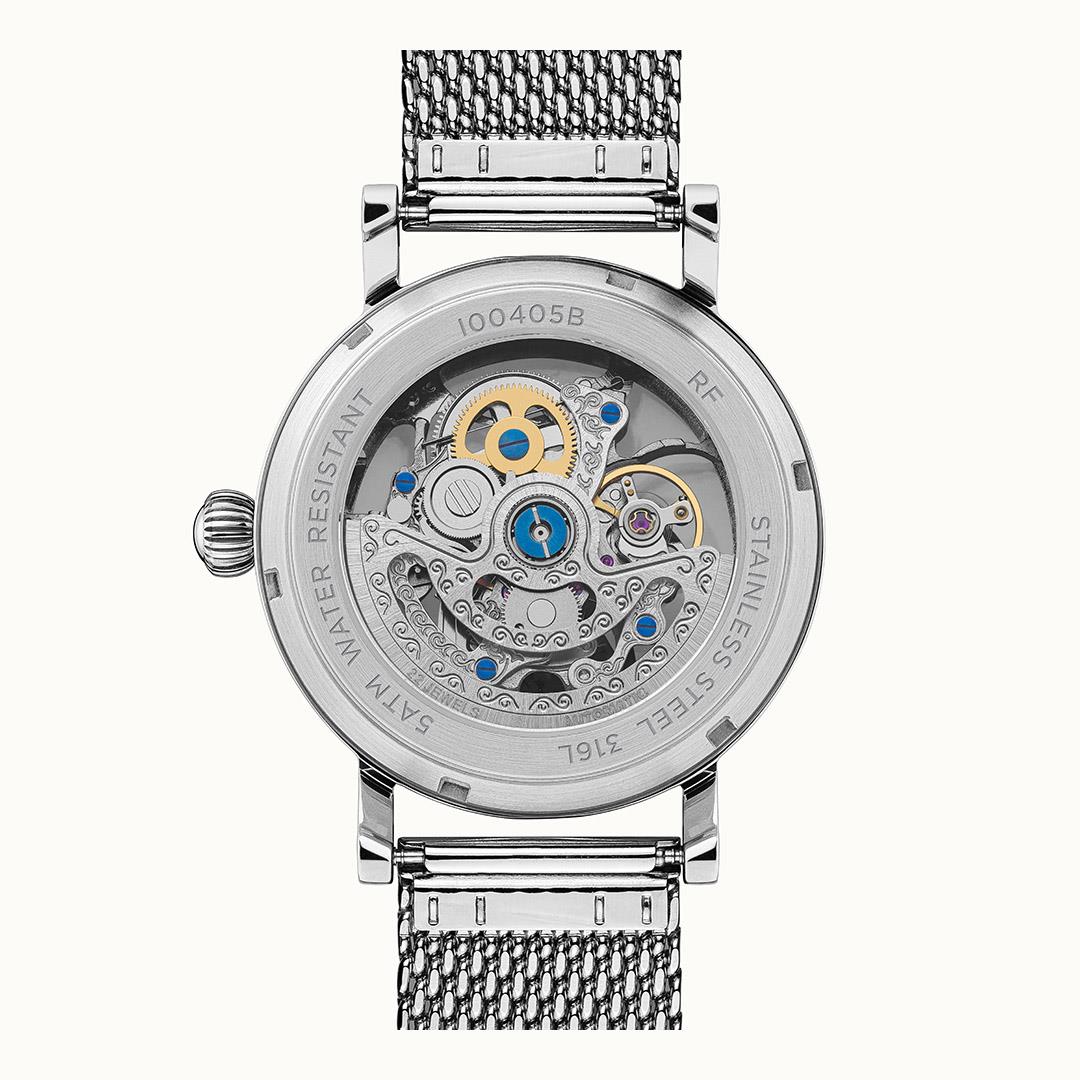 Ingersoll The Herald Automatic Grey Dial Milanese Bracelet Men's Watch I00405B