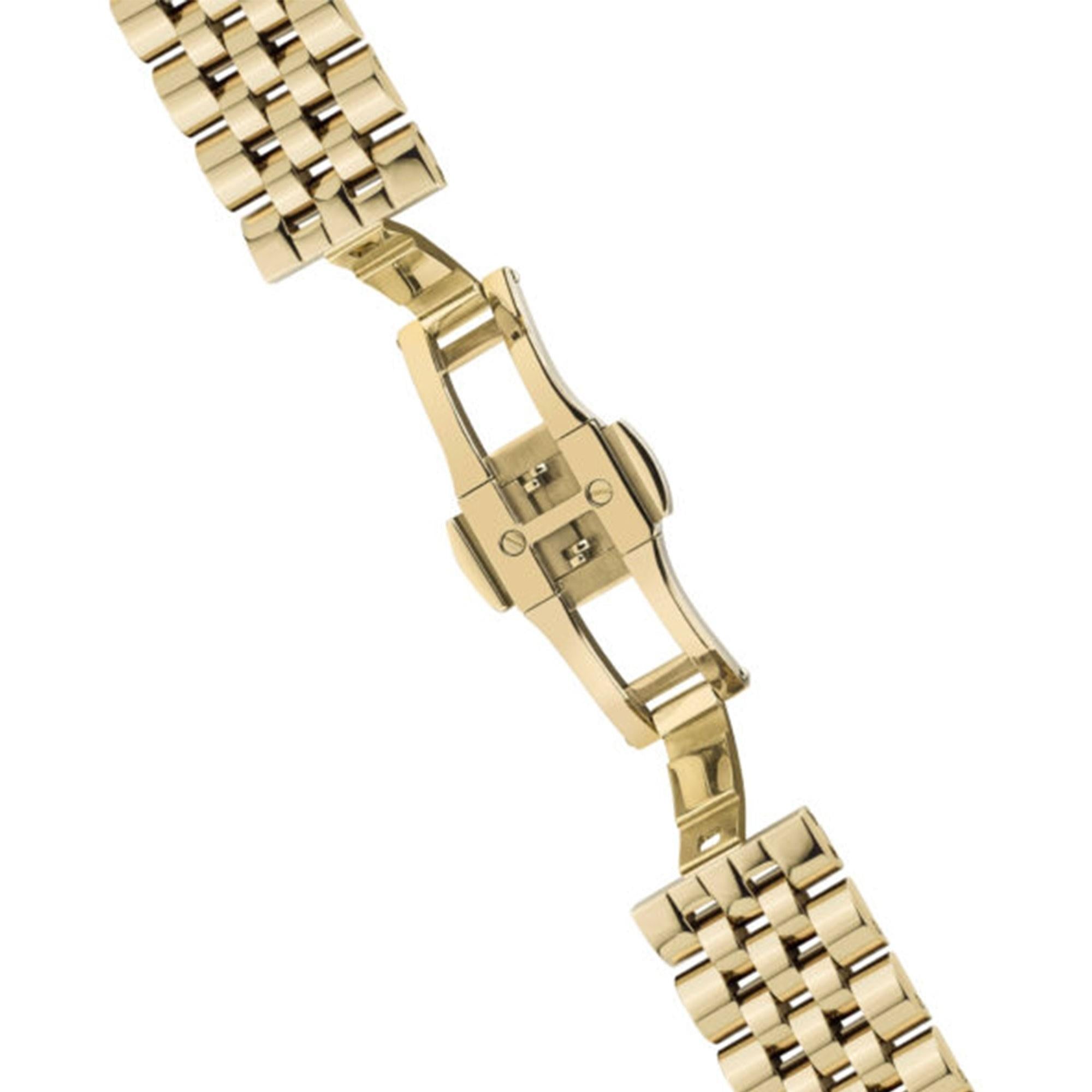 Ingersoll 1892 The Herald Automatic Watch with a Pale Gold Dial and a Gold Stainless Steel Bracelet I00408