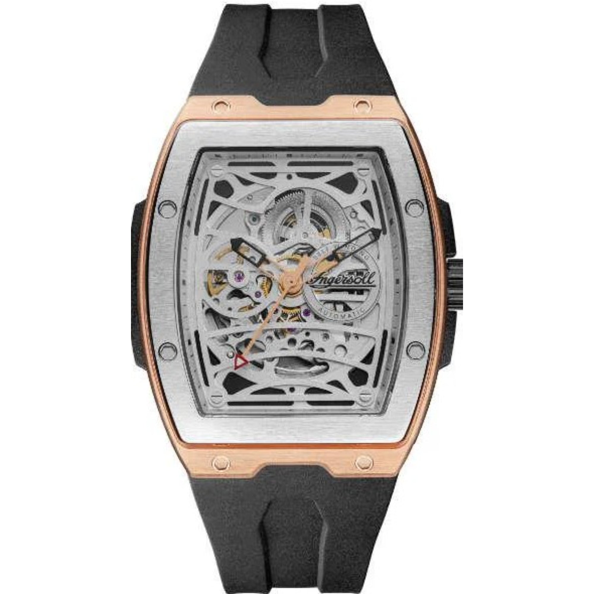 Ingersol The Challenger Automatic Black Strap Men's Watch I12302
