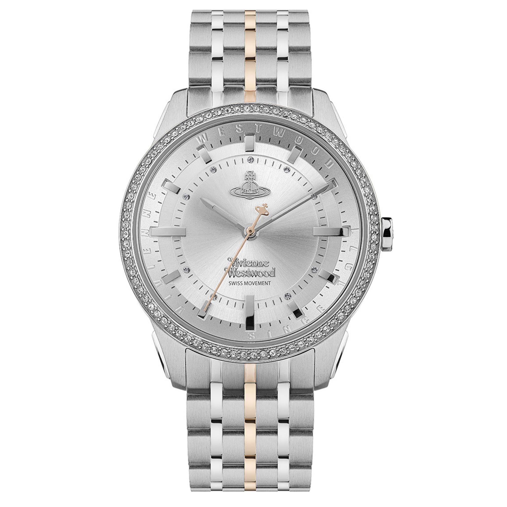 Vivienne Westwood East End Quartz Silver Dial Stainless Steel Bracelet Ladies Watch VV262WSSR