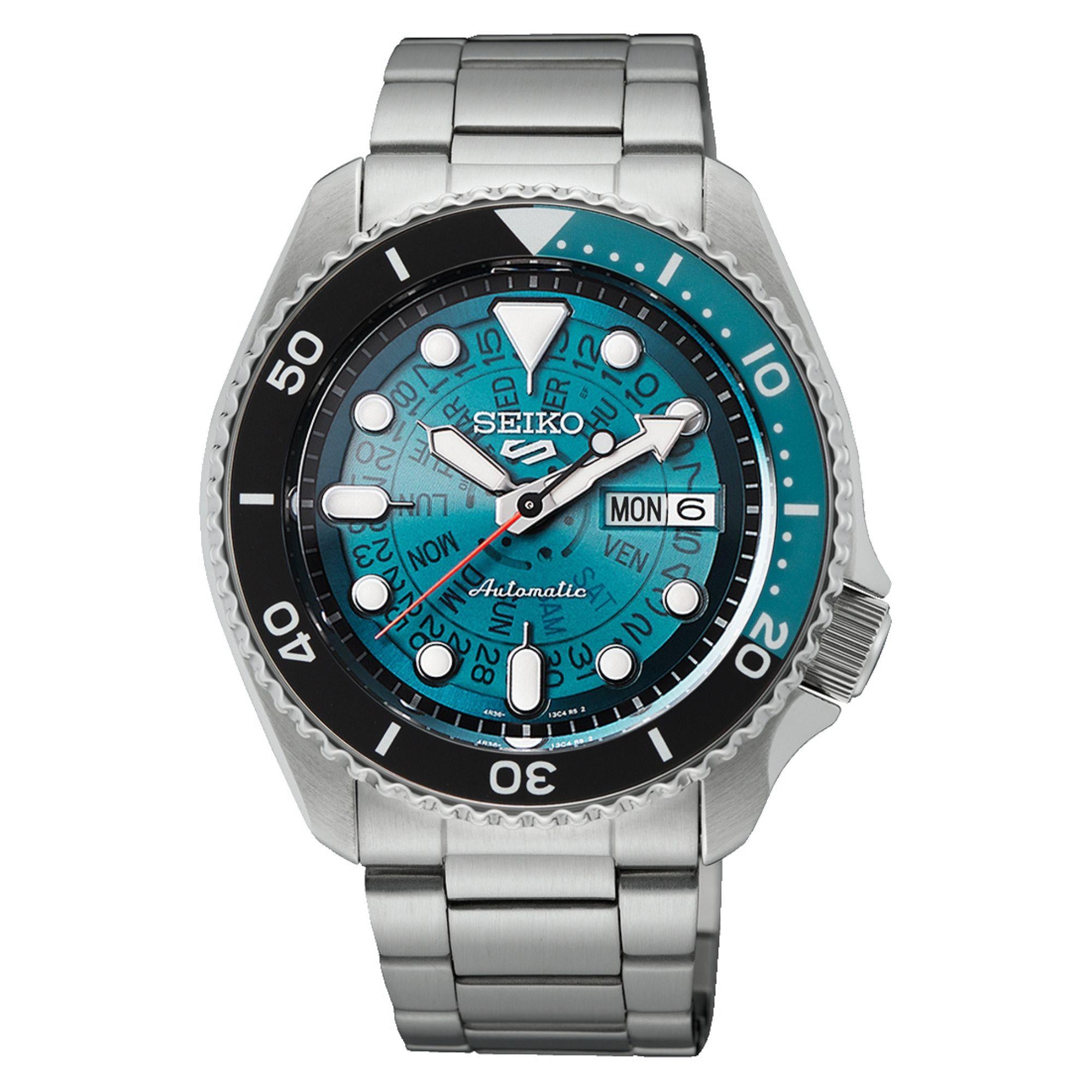 Seiko 5 Sports Automatic Blue Dial Stainless Steel Men's Watch SRPJ45K1