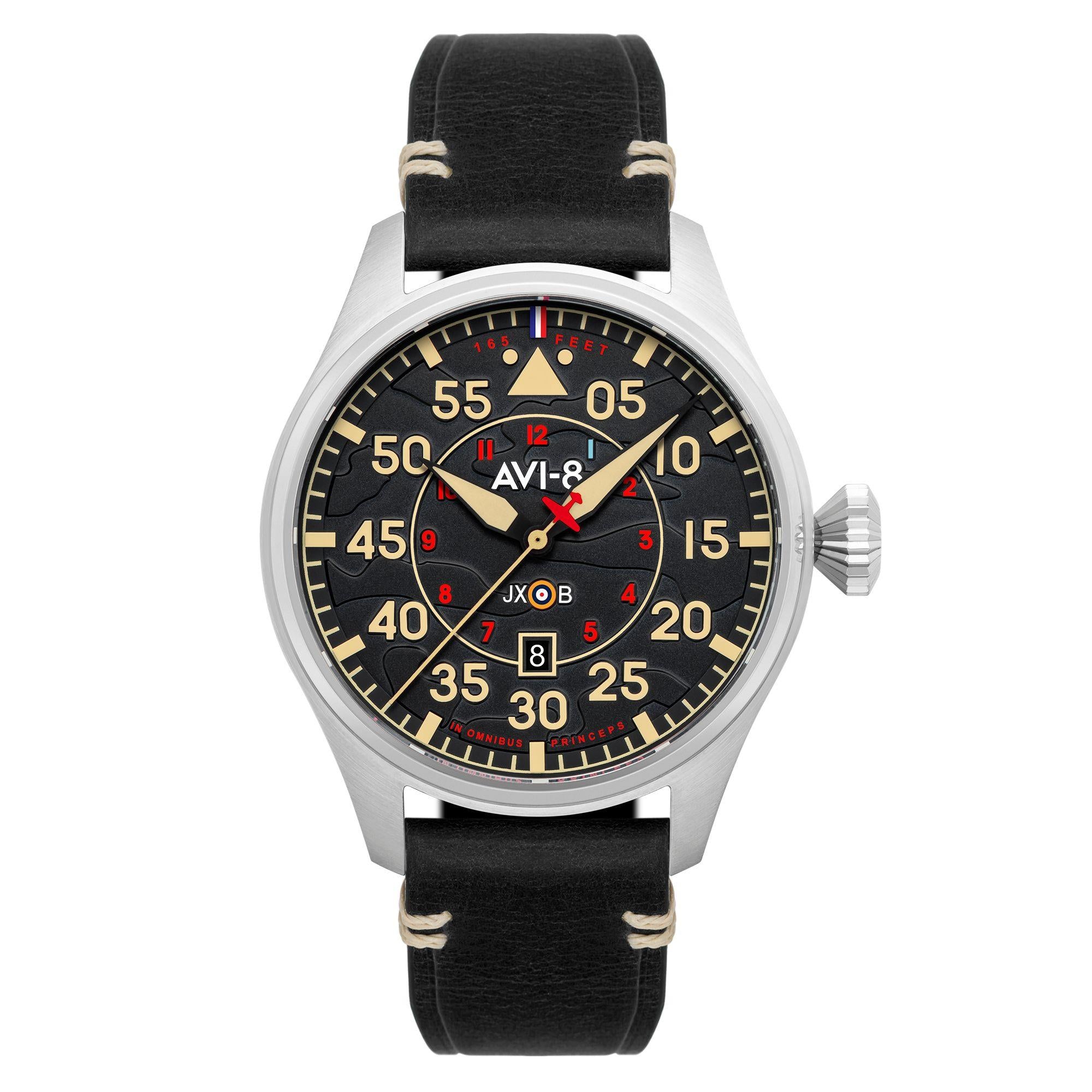AVI-8 Hawker Hurricane Clowes Automatic Kenley Mens Watch AV-4097-03