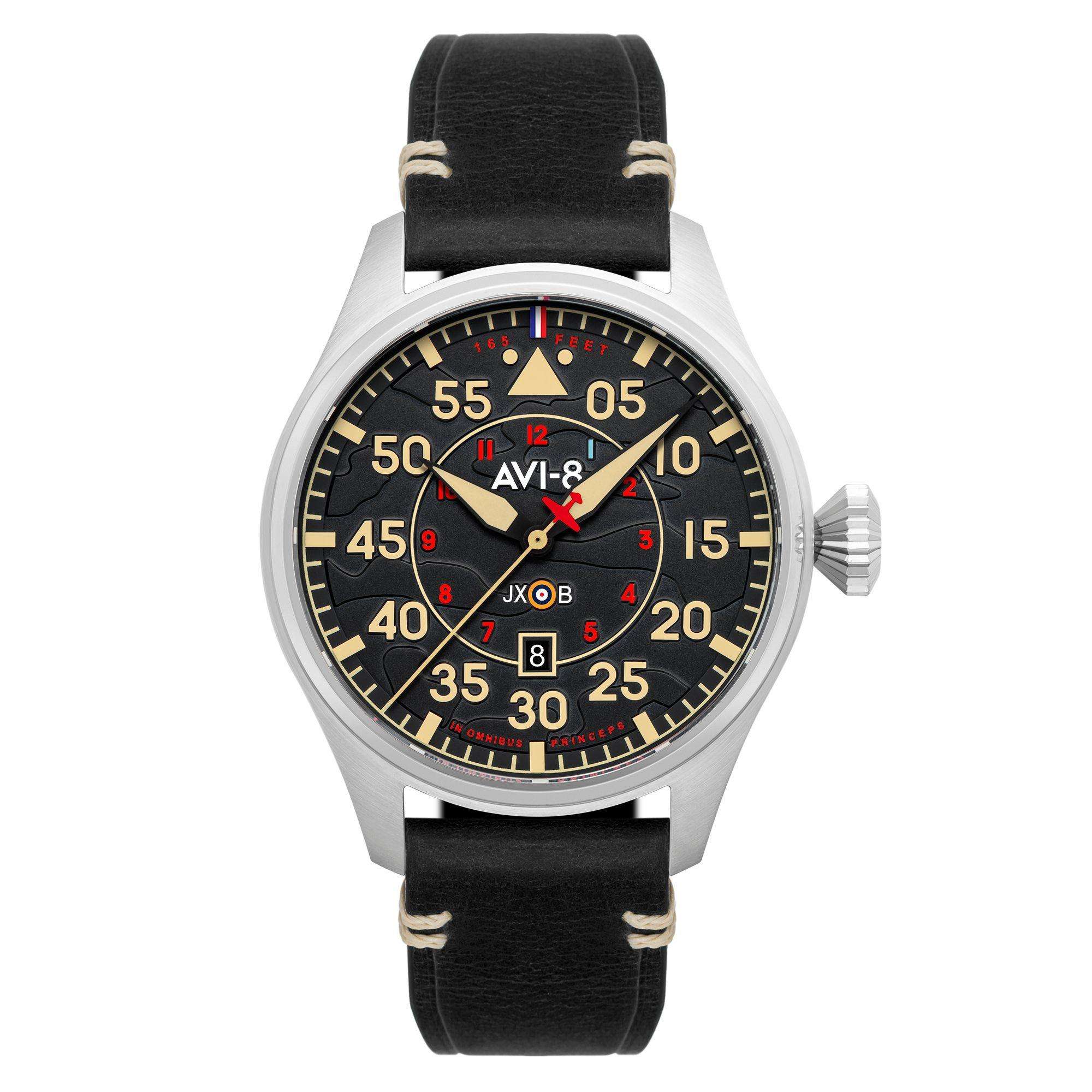 AVI-8 Hawker Hurricane Clowes Automatic Kenley Mens Watch AV-4097-03