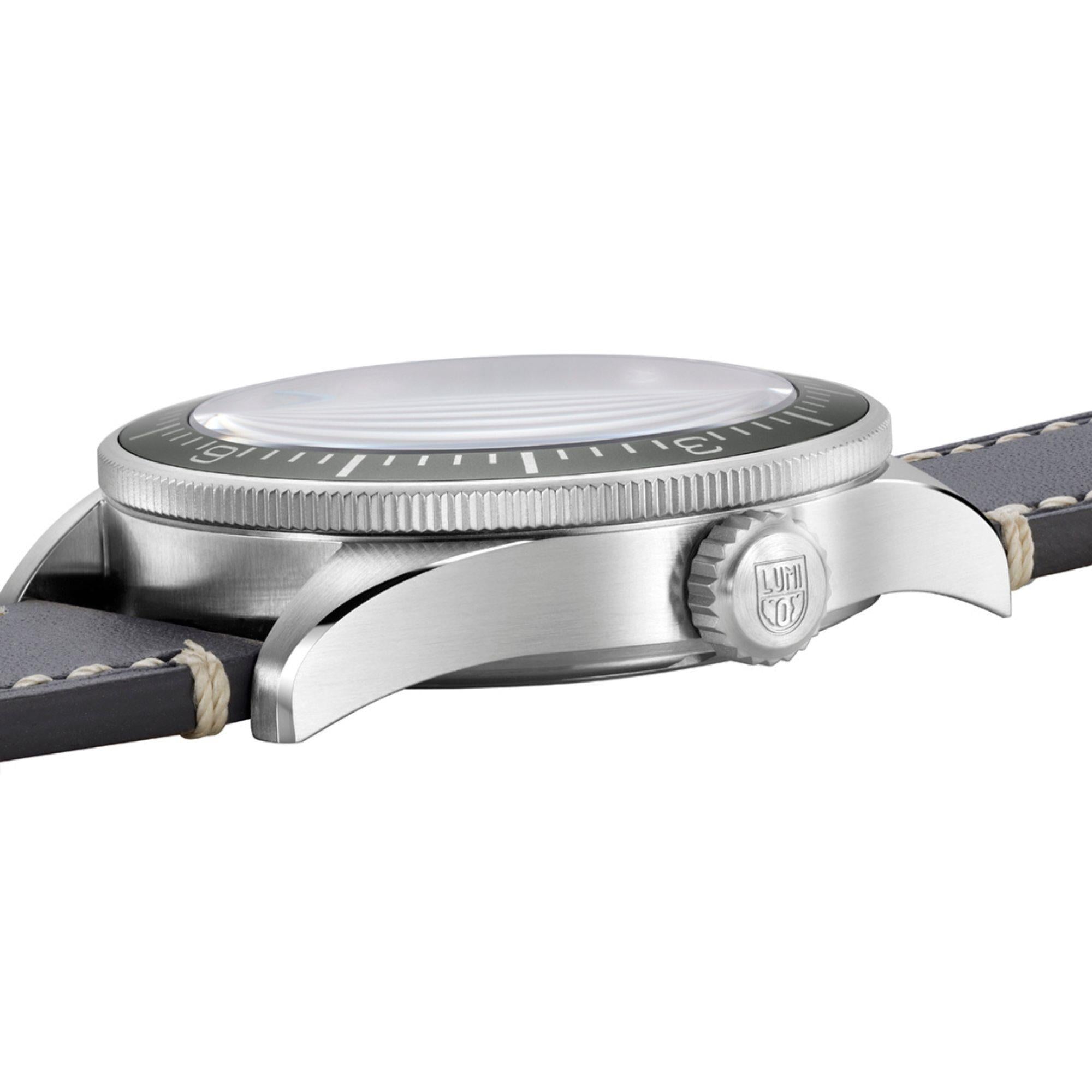 Luminox Air Automatic Constellation 9600 Series Grey Dial Leather Strap Men's Watch XA.9602
