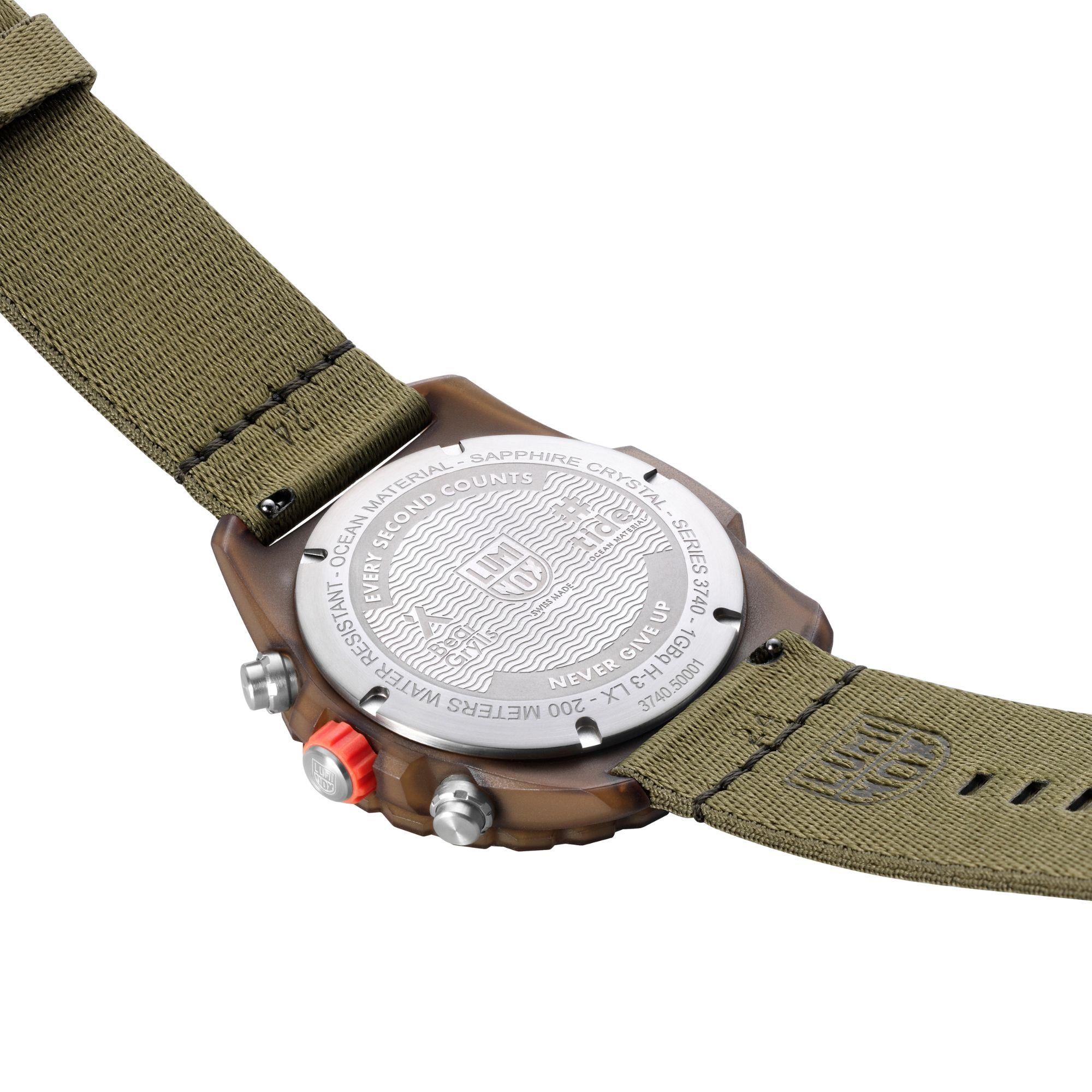 Luminox Bear Grylls Survival 3740 Eco Master Series Green Dial Men's Watch XB.3757.ECO