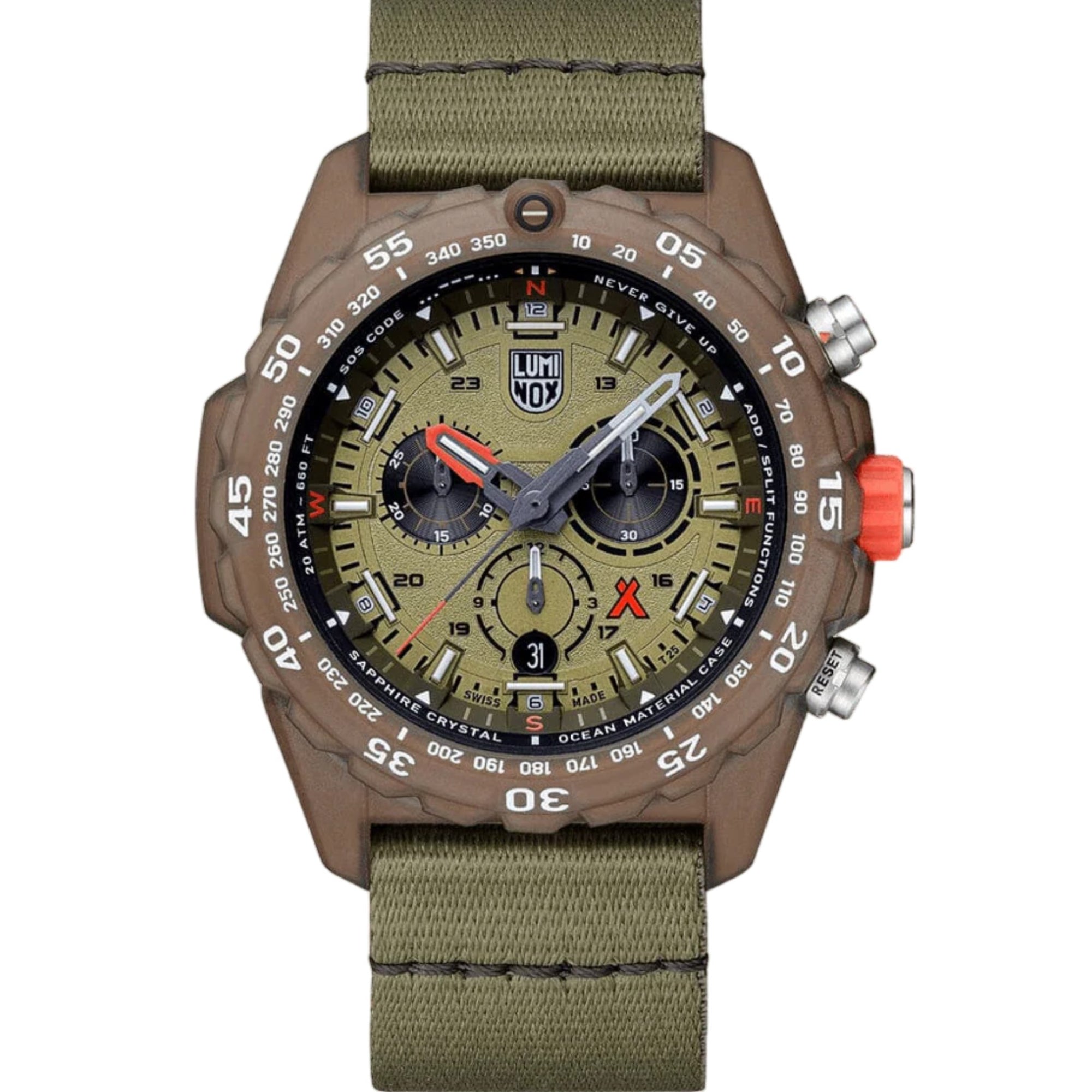 Luminox Bear Grylls Survival 3740 Eco Master Series Green Dial Men's Watch XB.3757.ECO