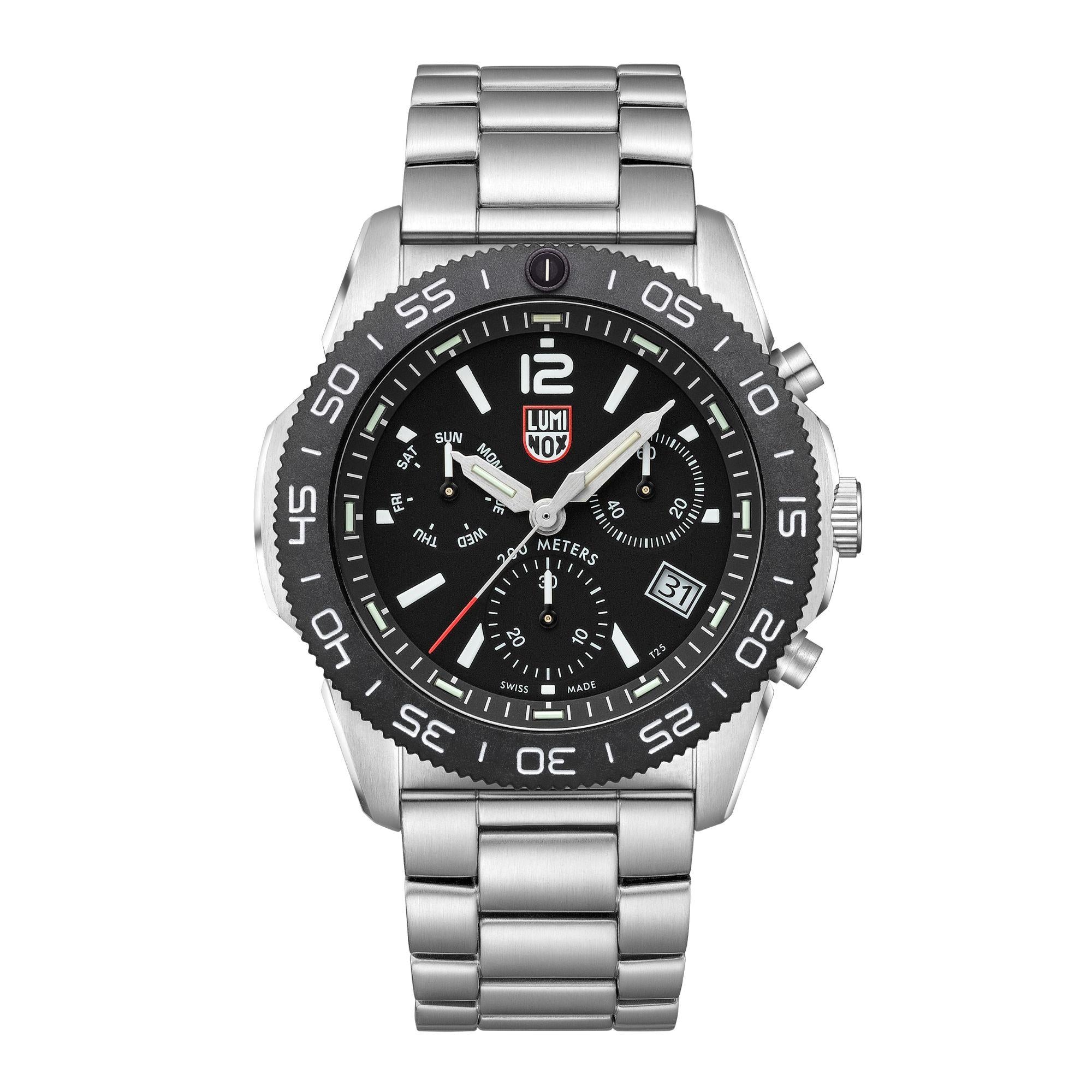 Luminox Pacific Diver Chronograph Stainless Steel Bracelet Mens Watch XS.3142