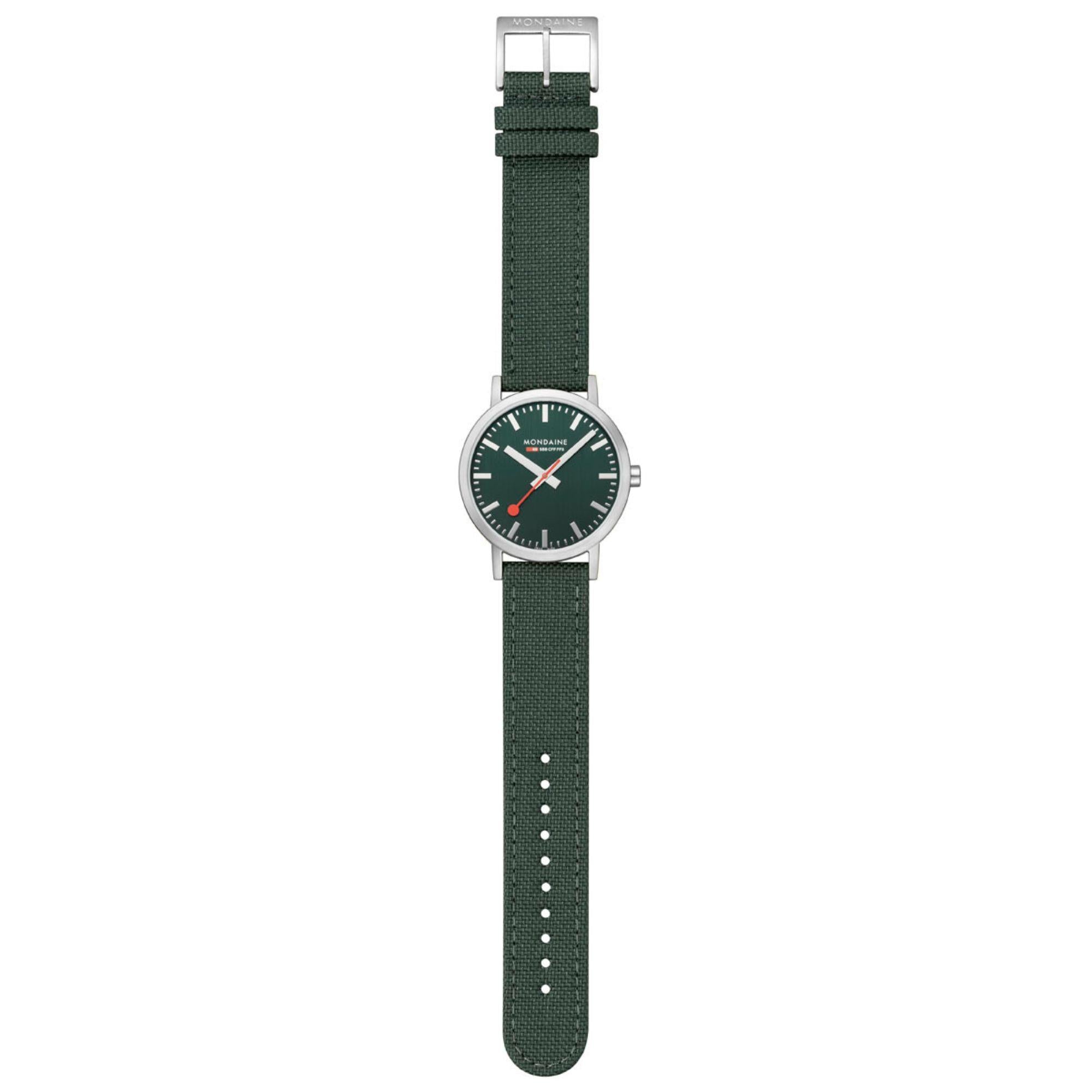 Mondaine Classic Forest Green Dial Unisex Watch A660.30360.60SBF