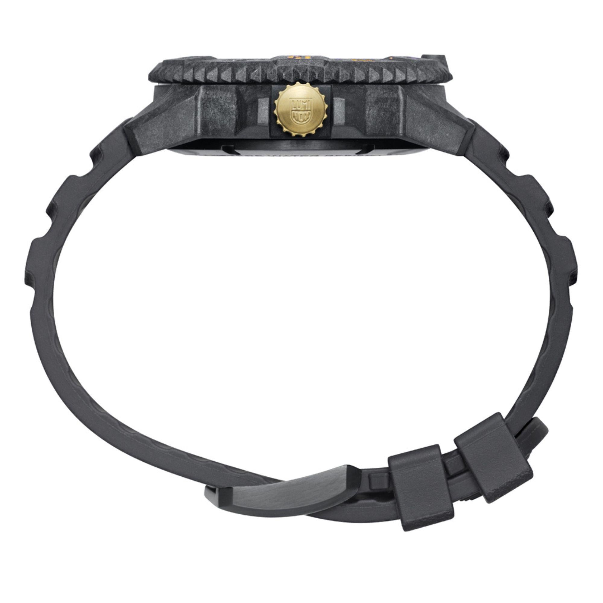 Luminox Master Carbon Seal 3800 Series Black Dial Grey Rubber Strap Men's Watch XS.3805.NOLB.SE