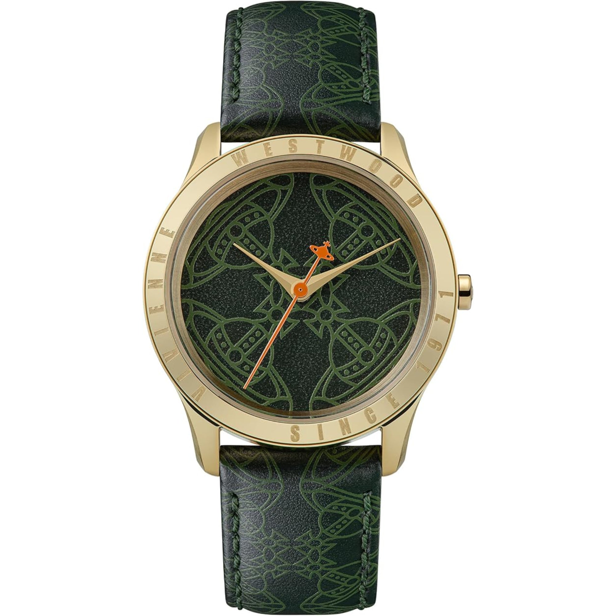 Vivienne Westwood Berkeley Green Dial Leather Strap Ladies Watch VV268GRGD