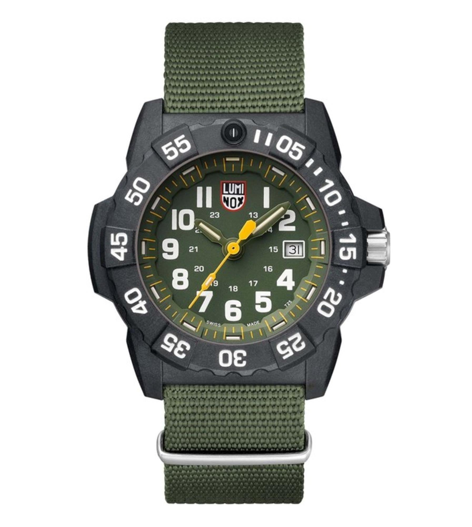 LUMINOX NAVY SEAL 3500 SEA SERIES Green Dial Men's Watch XS.3517.L