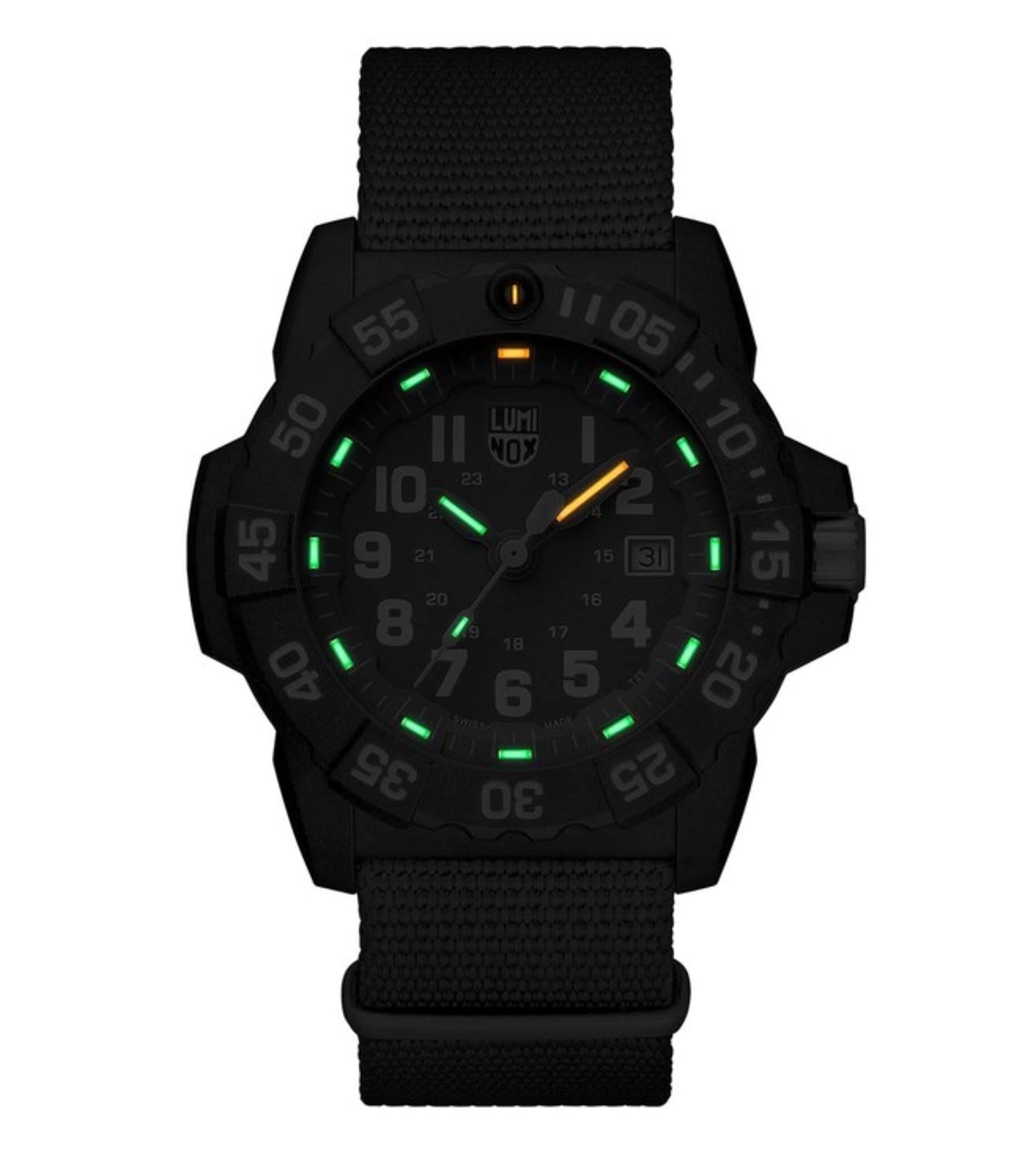 LUMINOX NAVY SEAL 3500 SEA SERIES Green Dial Men's Watch XS.3517.L