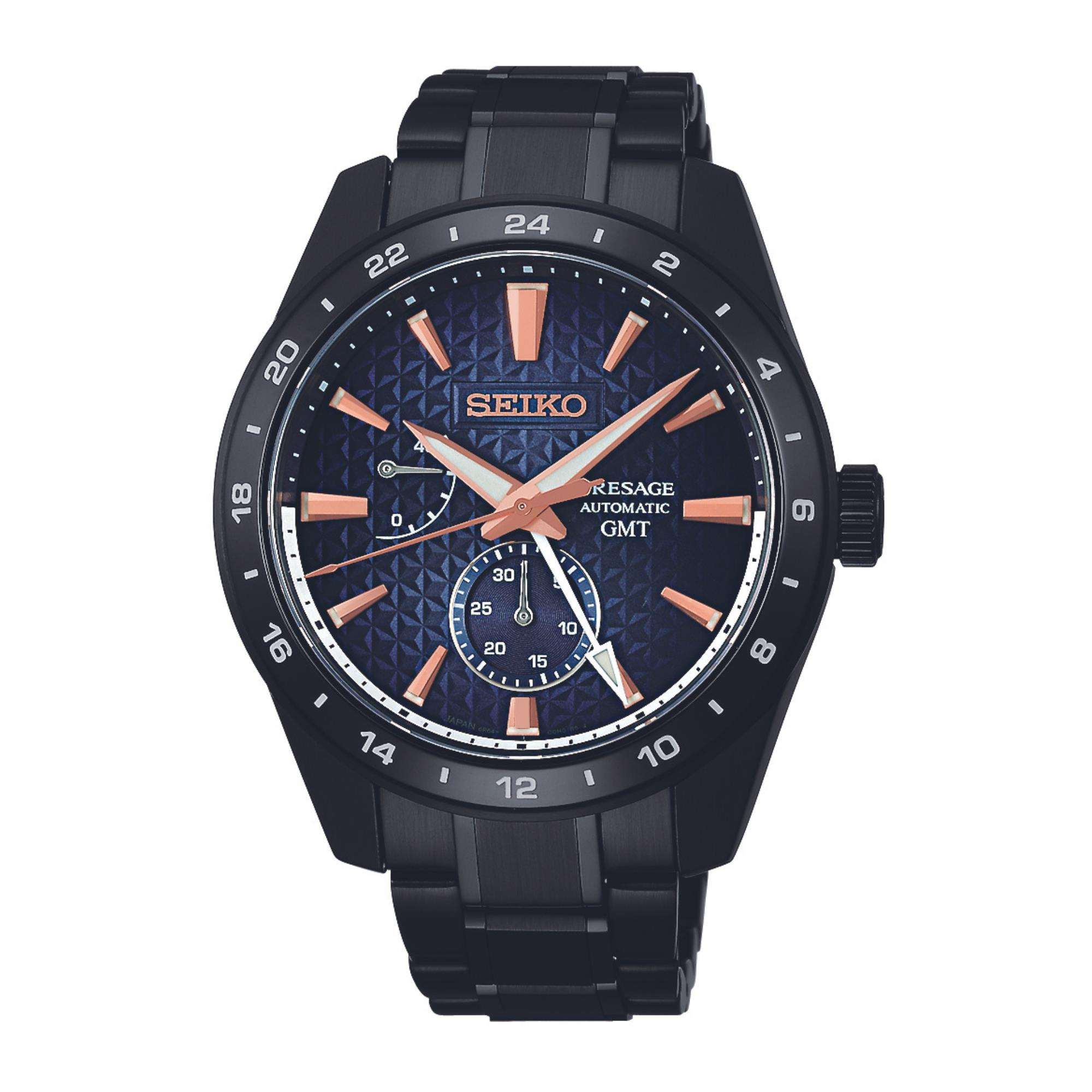 Seiko Presage Sharp  Edged "Akebono" Limited Edition Blue Dial Men's Watch SPB361J1