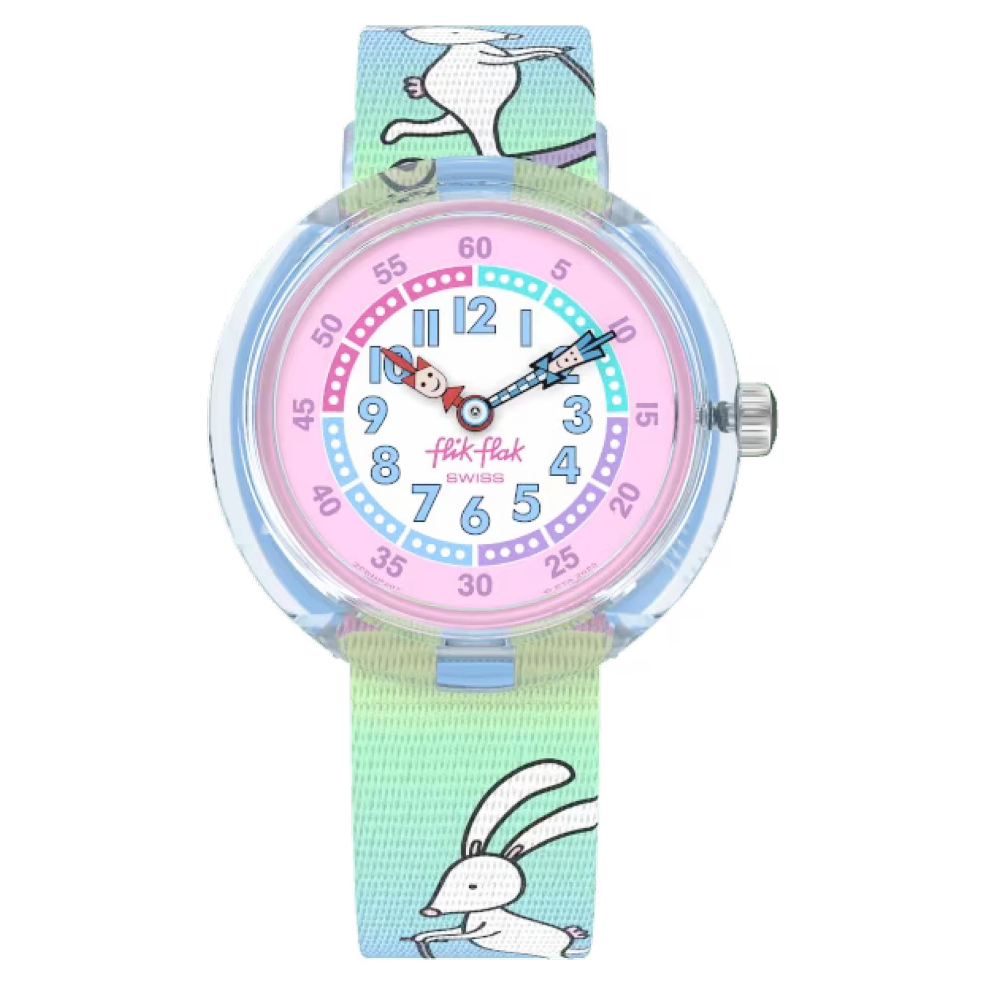 Flik Flak Girls Be Hoppy BE HOPPY! Kids Watch FBNP207