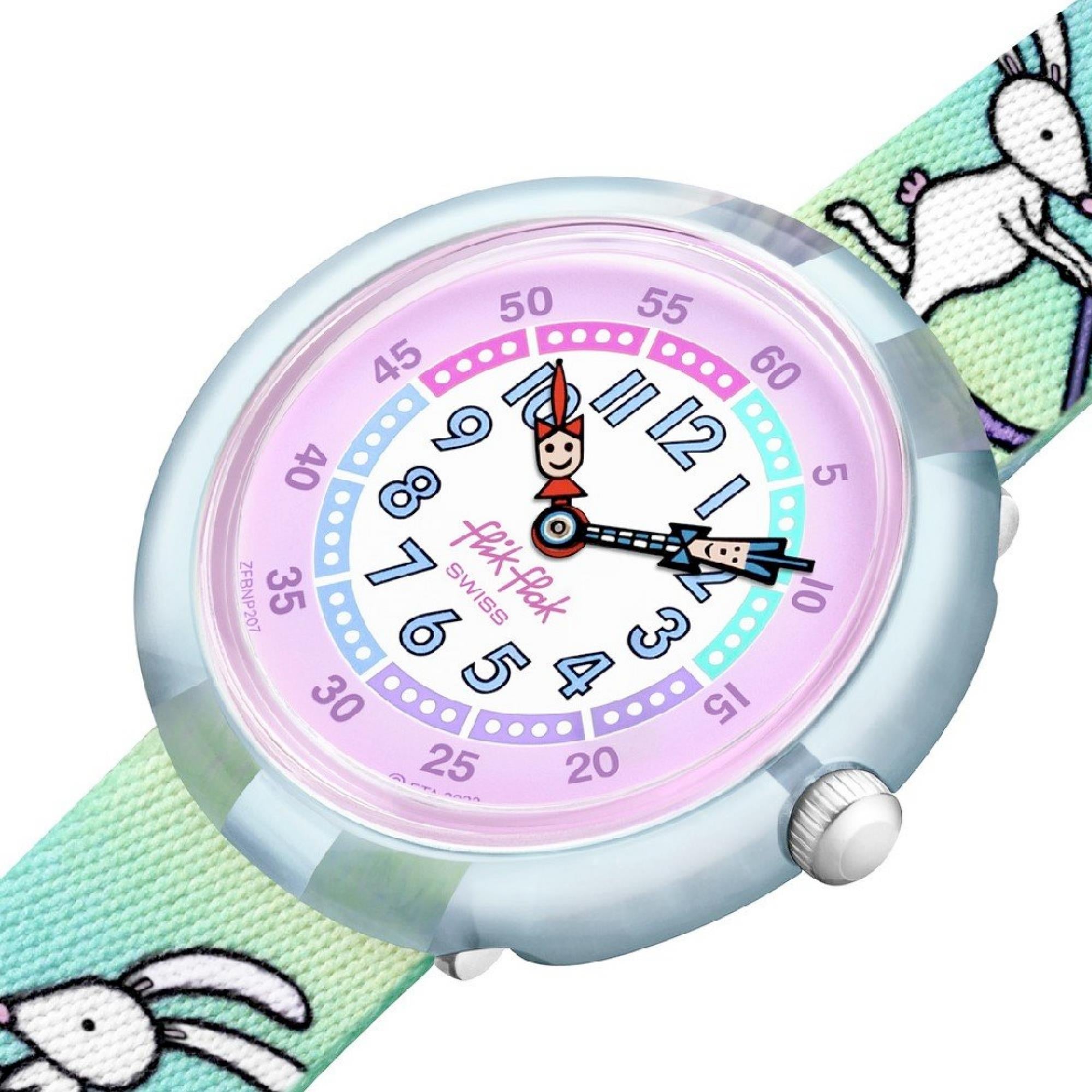 Flik Flak Girls Be Hoppy BE HOPPY! Kids Watch FBNP207
