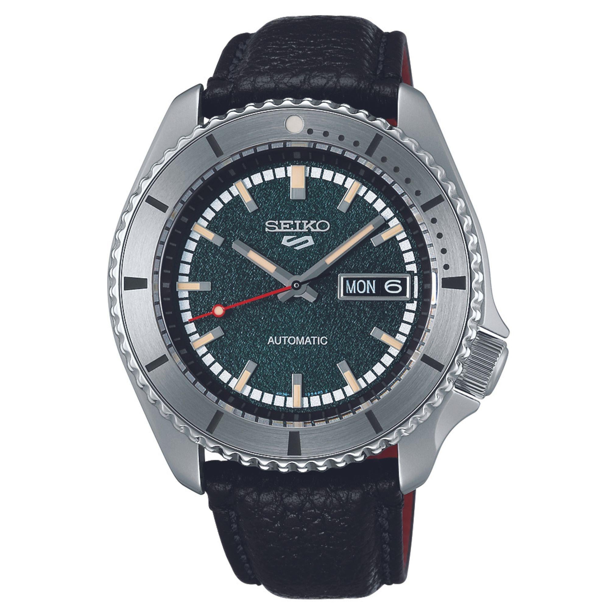 Seiko 5 Sports x Masked Rider Double Anniversary Limited Edition Automatic Black Dial Men's Watch SRPJ91K1