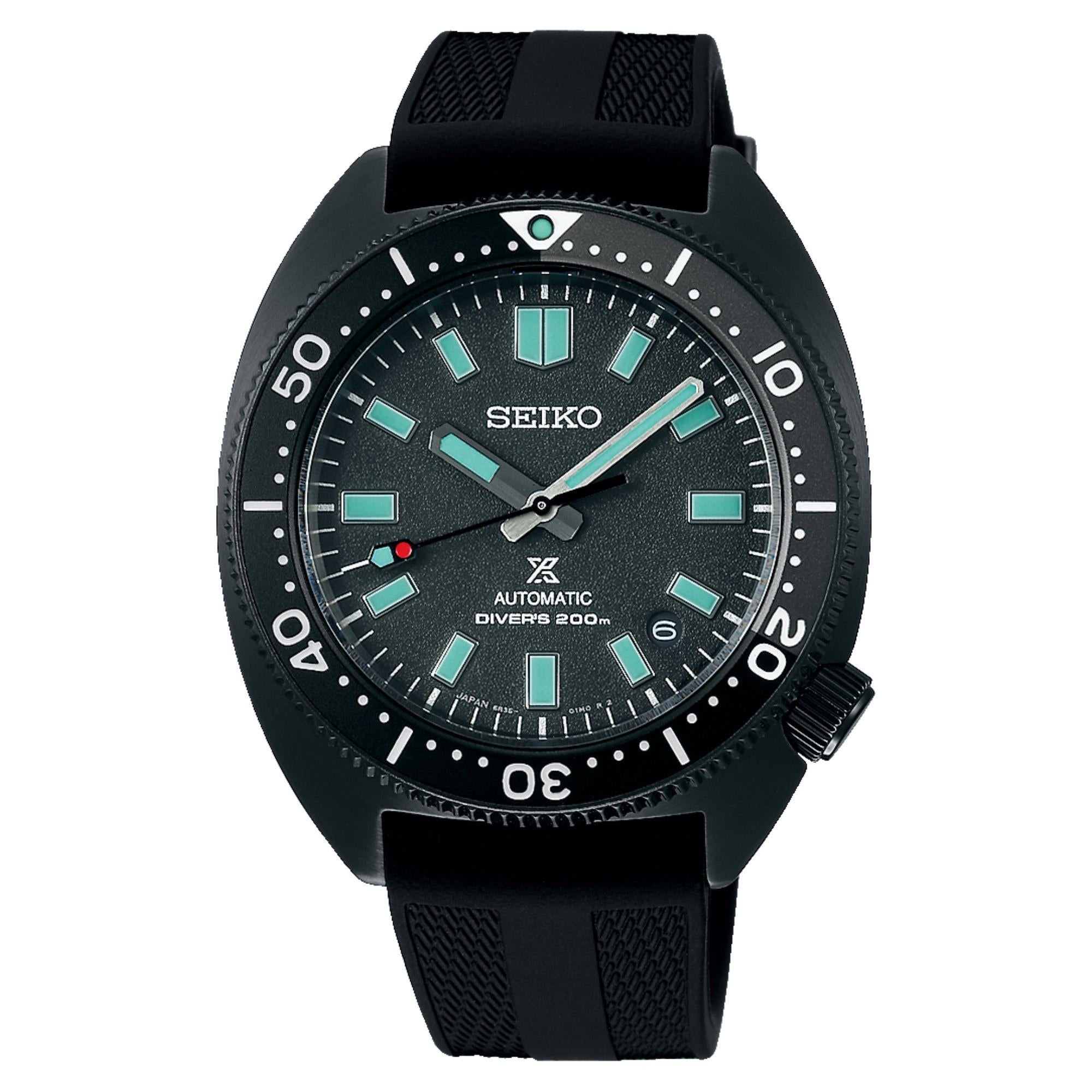 Seiko Prospex Black Series Night Turtle Automatic Black PVD Men's Watch SPB335J1