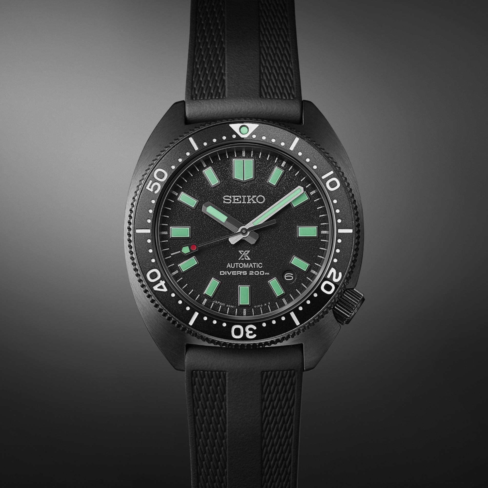 Seiko Prospex Black Series Night Turtle Automatic Black PVD Men's Watch SPB335J1