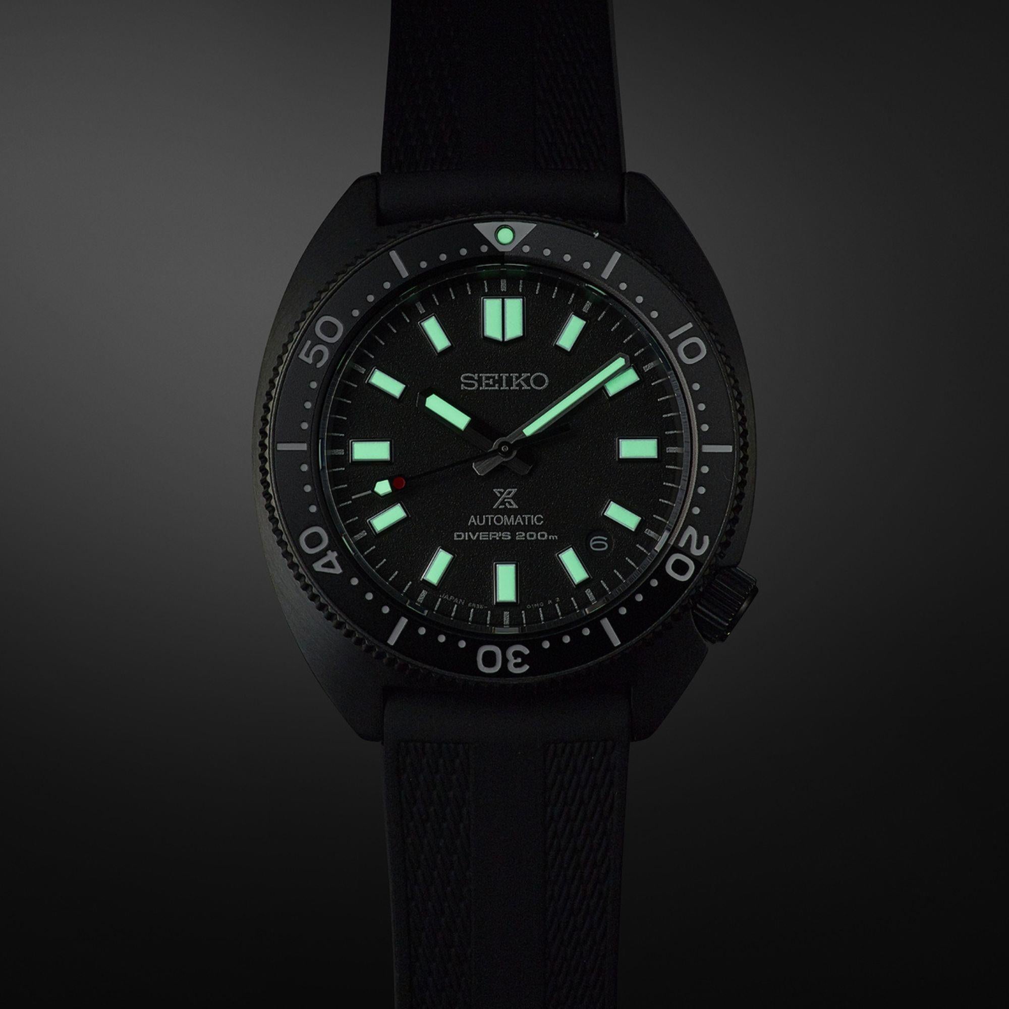 Seiko Prospex Black Series Night Turtle Automatic Black PVD Men's Watch SPB335J1
