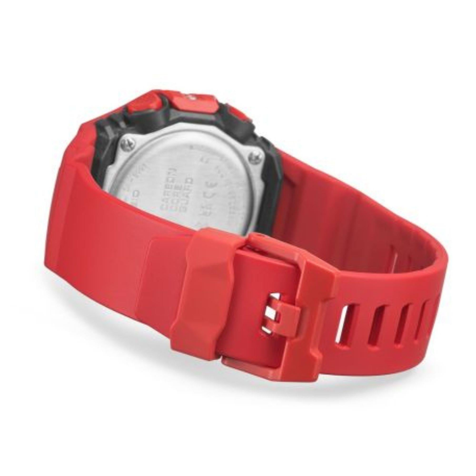 Casio G-Shock Red Integrated Bezel and Band GA-B001 Series GA-B001-4AER
