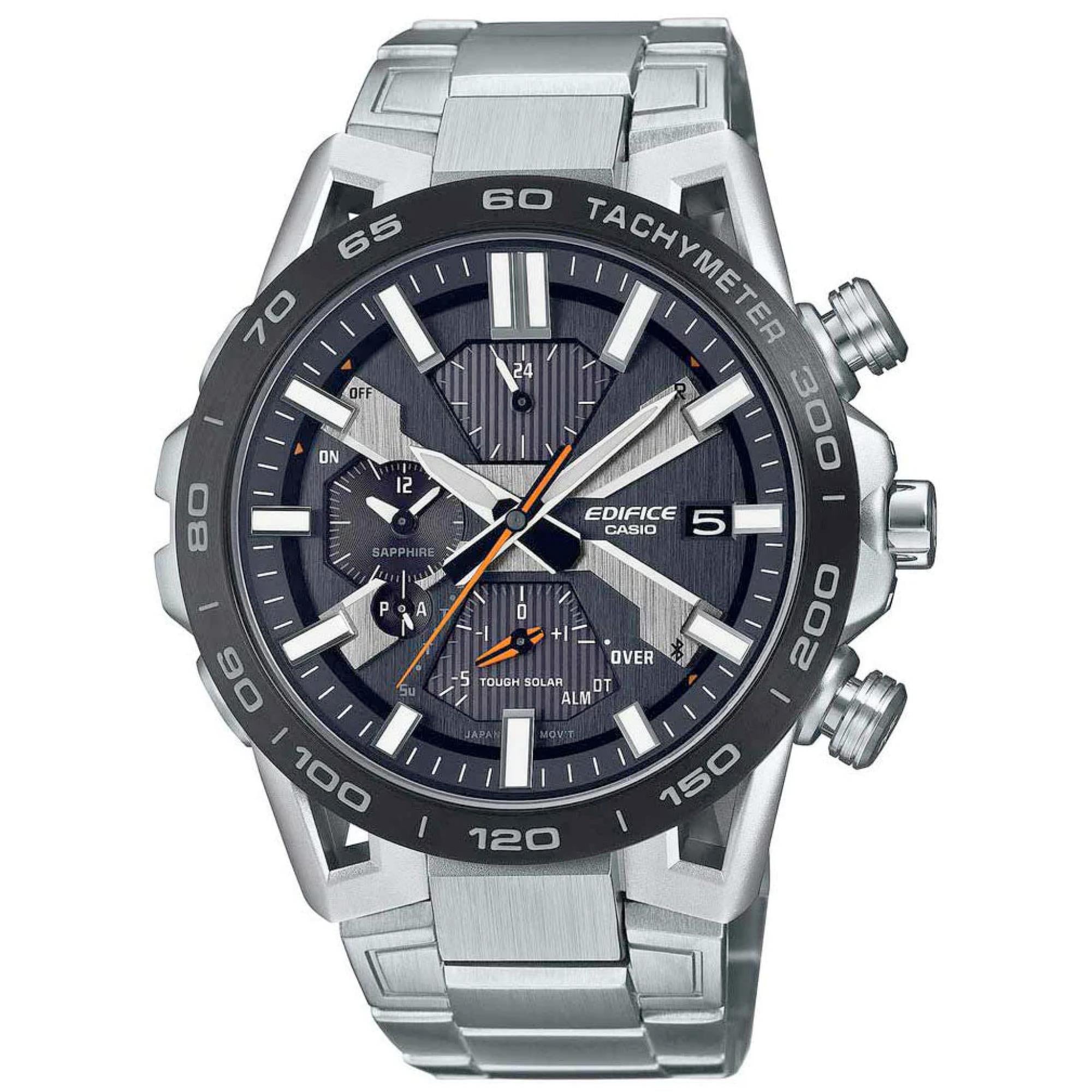 Casio Edifice Bluetooth Chronograph Steel Bracelet Quartz Mens Watch EQB-2000DB-1AER