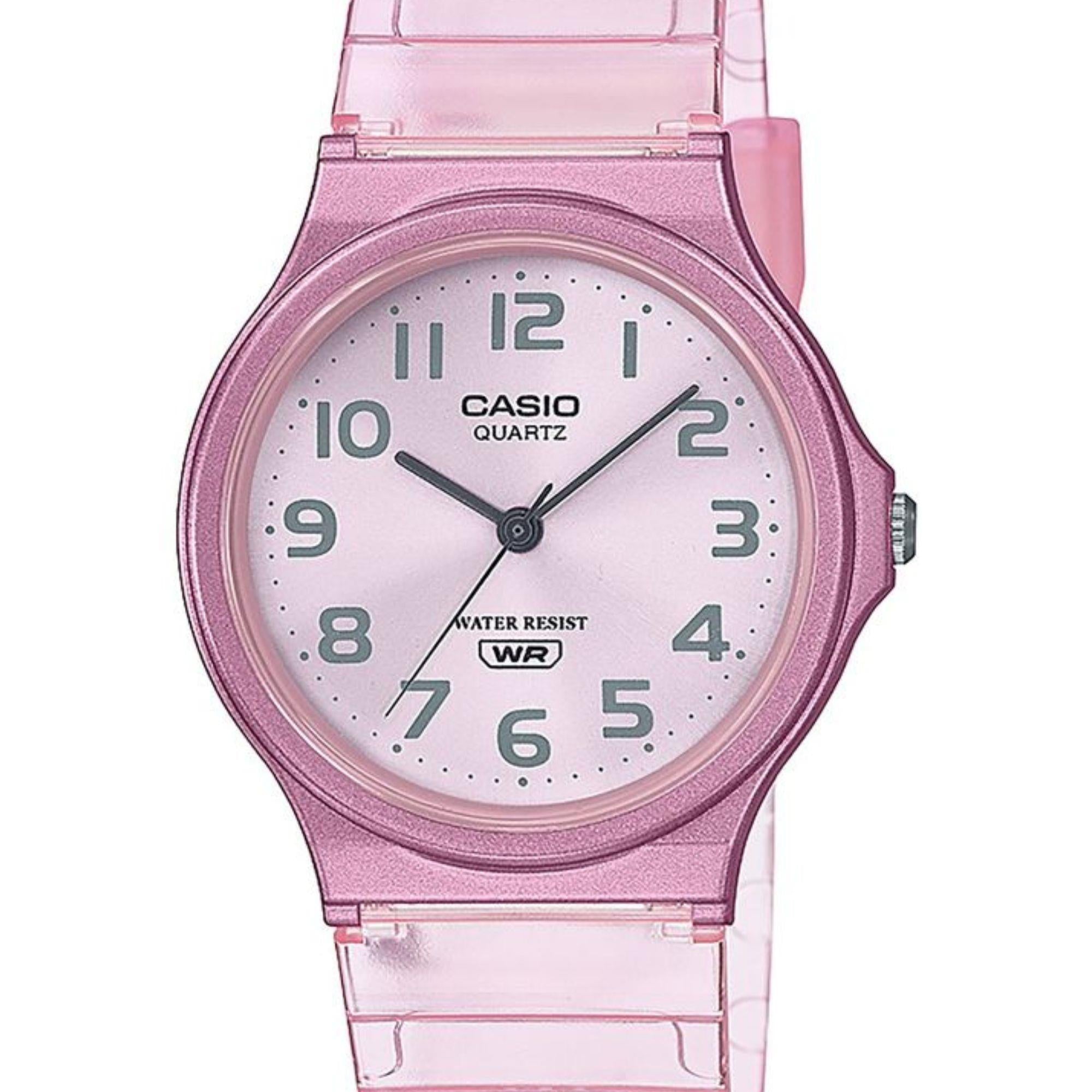 Casio Collection Pink Skeleton Series Watch MQ-24S-4BEF