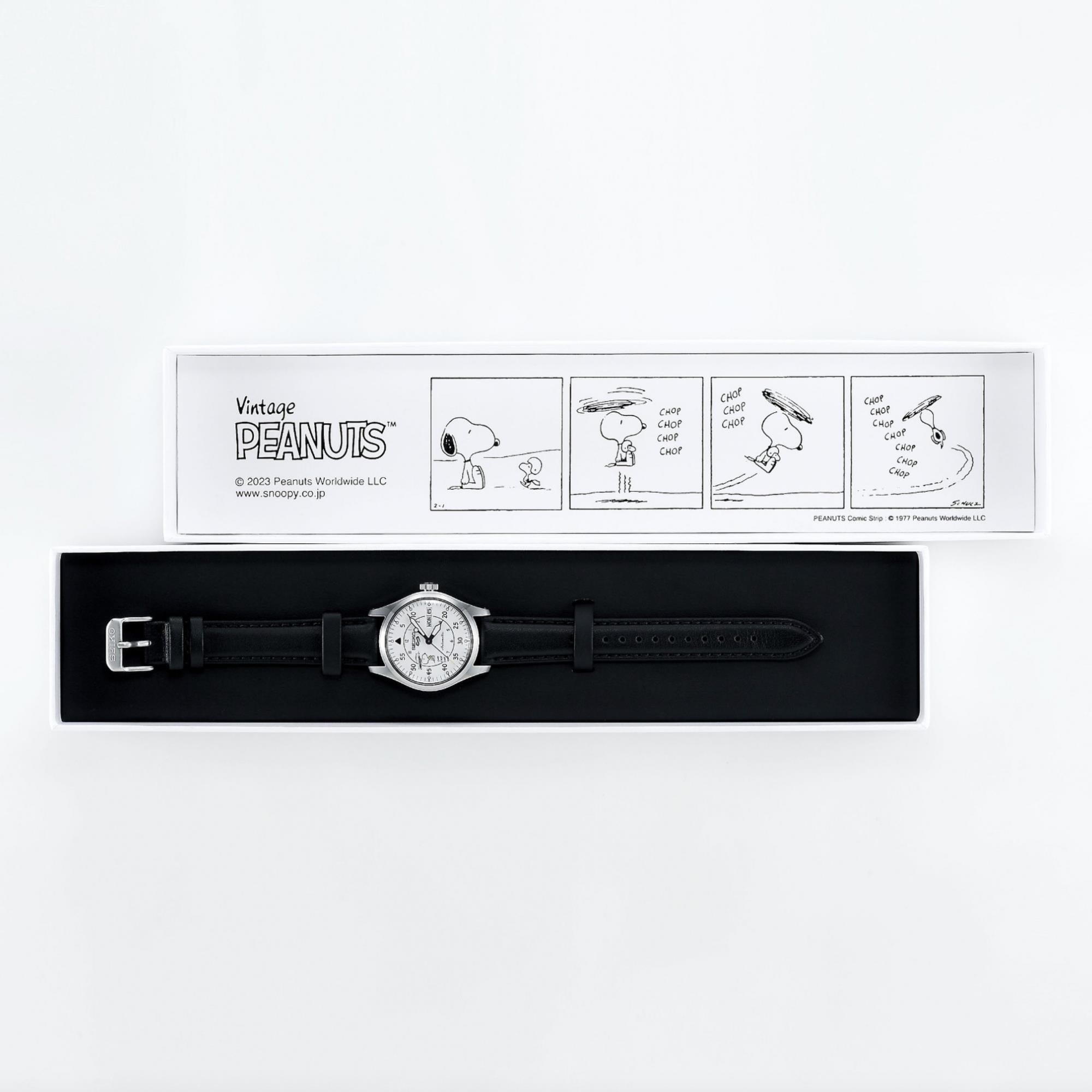Seiko 5 Sports X Peanuts Parachute Limited Edition Automatic White Dial Watch SRPK27K1