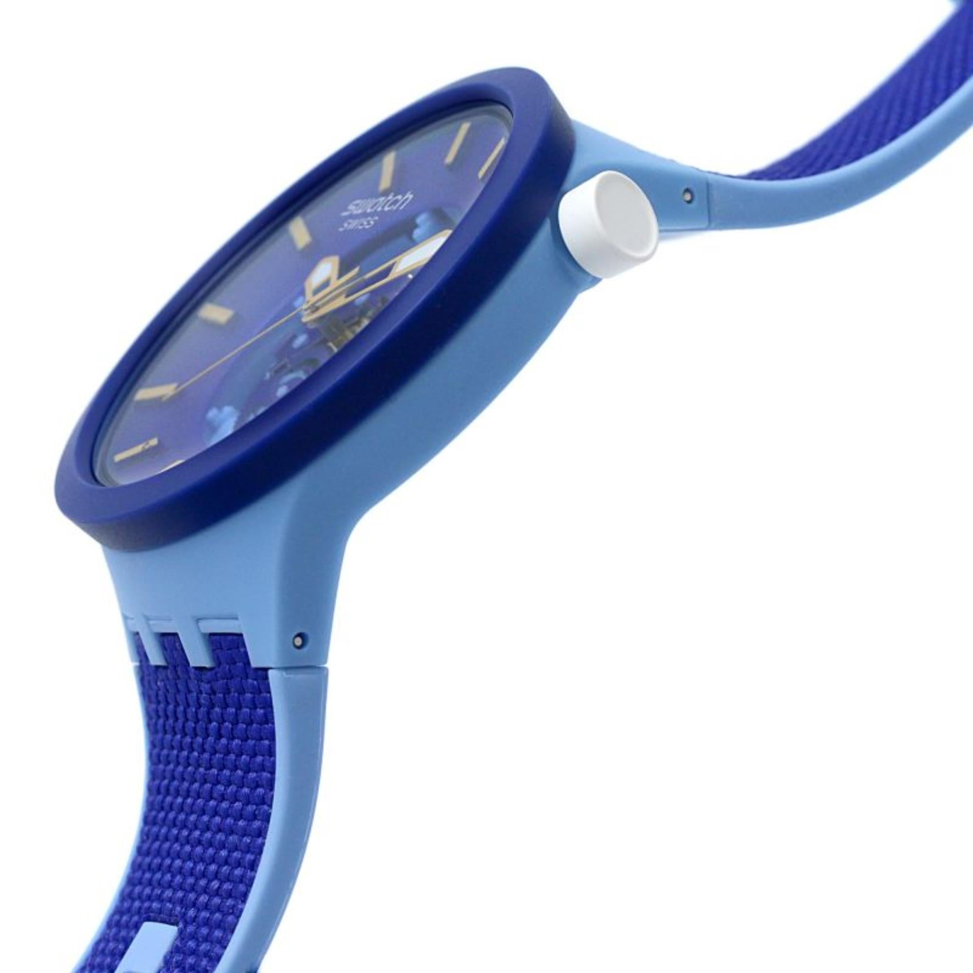 Swatch BOUNCING BLUE Big Bold Watch SB05N105 - WatchNation