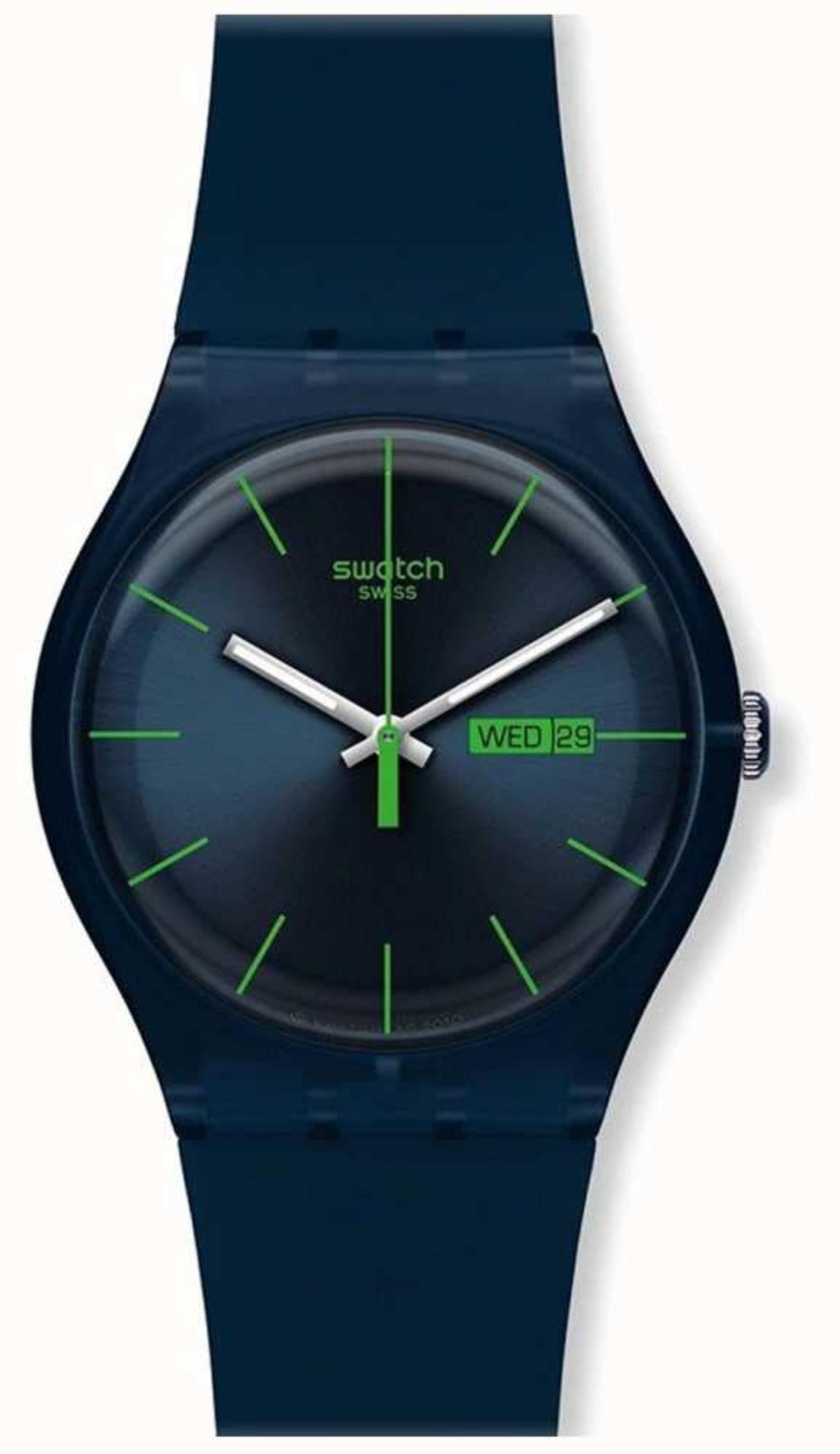 Swatch BLUE REBEL New Gent Blue Dial Men's Watch SO29N704