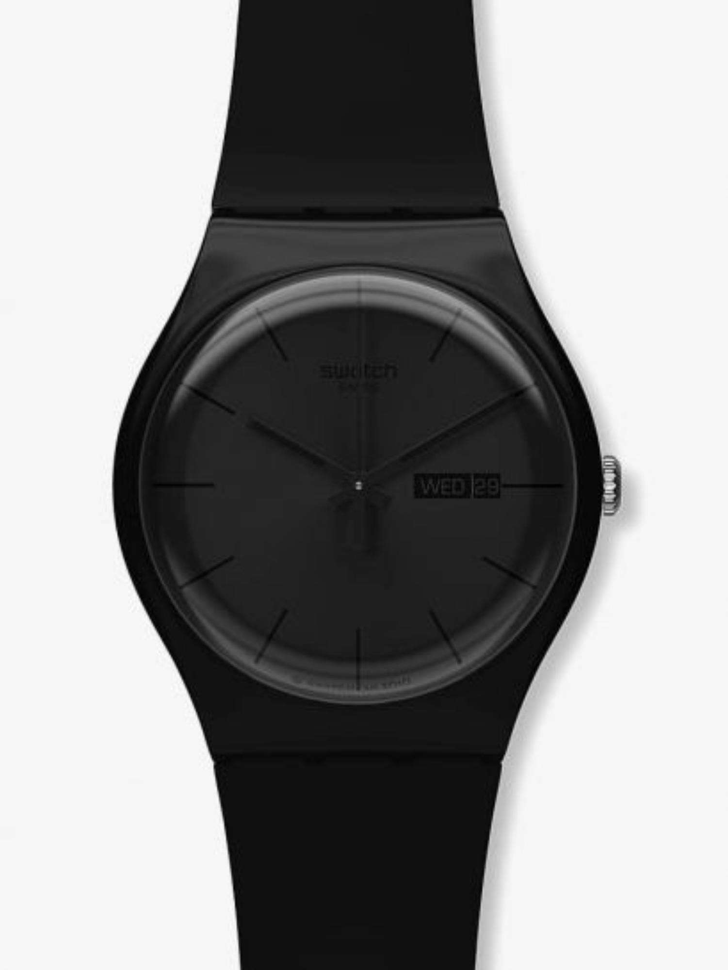 Swatch BLACK REBEL AGAIN New Gent Watch SO29B706