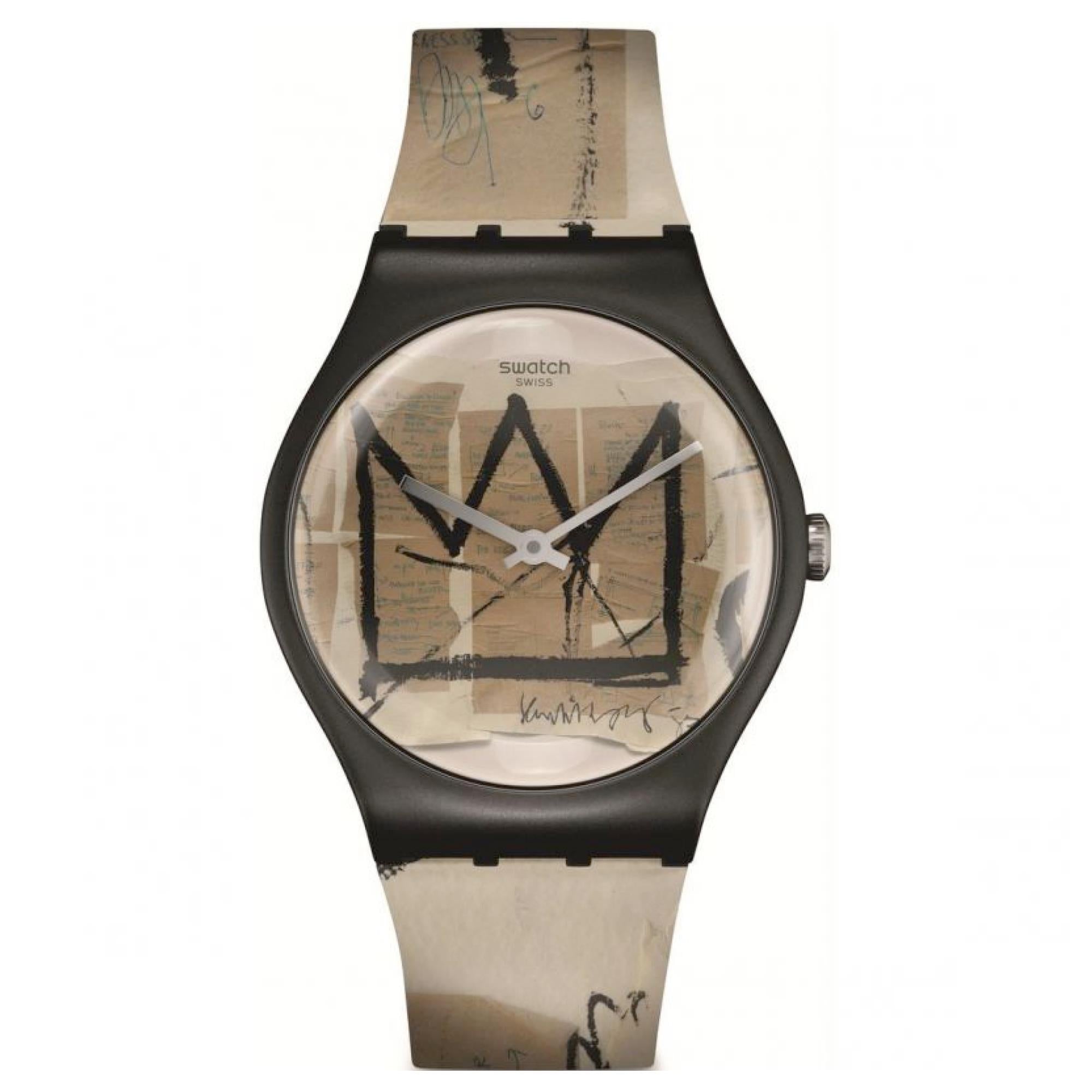 Swatch Art Journey 'Untitled By Jean-Michel Basquiat' Quartz Watch SUOZ355