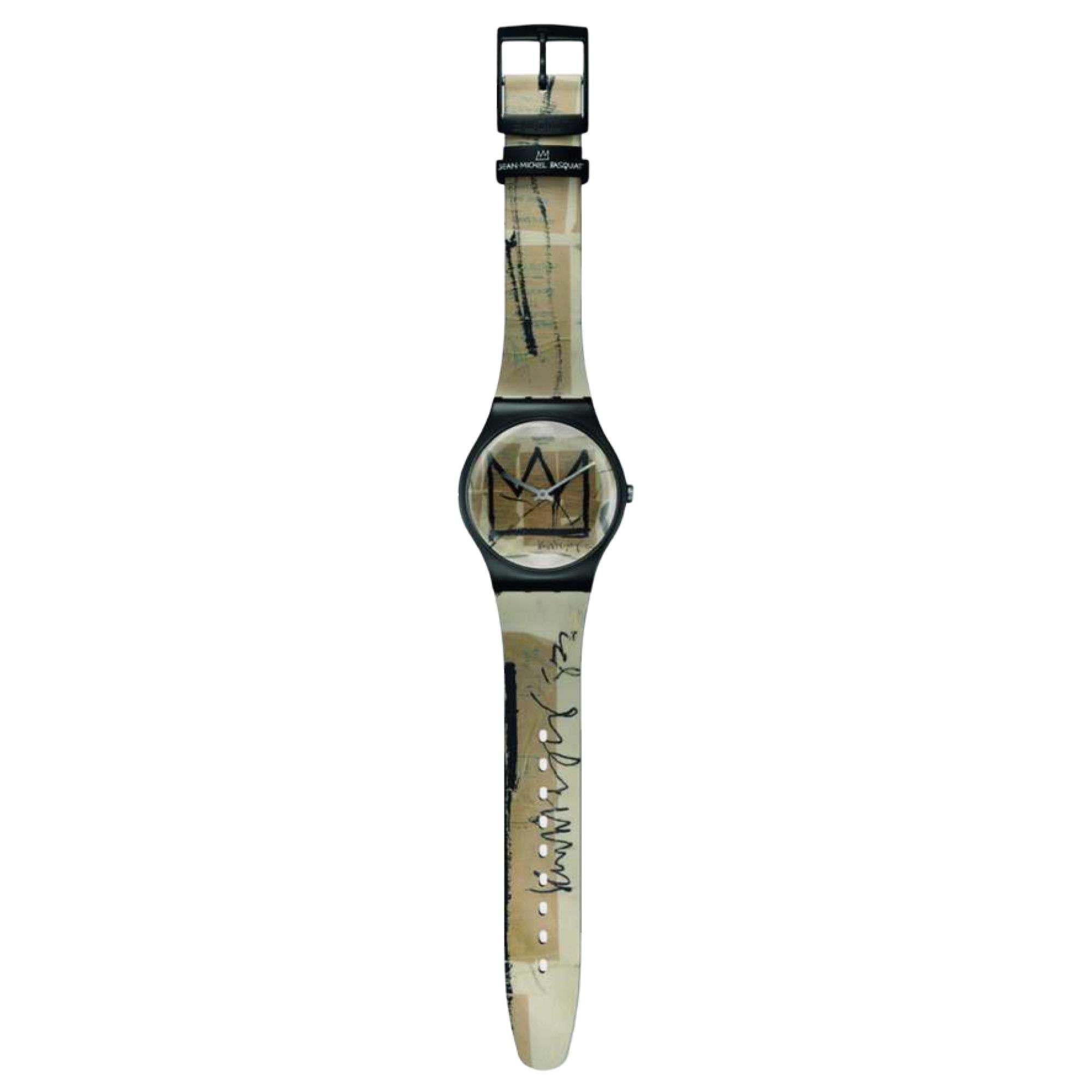 Swatch Art Journey 'Untitled By Jean-Michel Basquiat' Quartz Watch SUOZ355