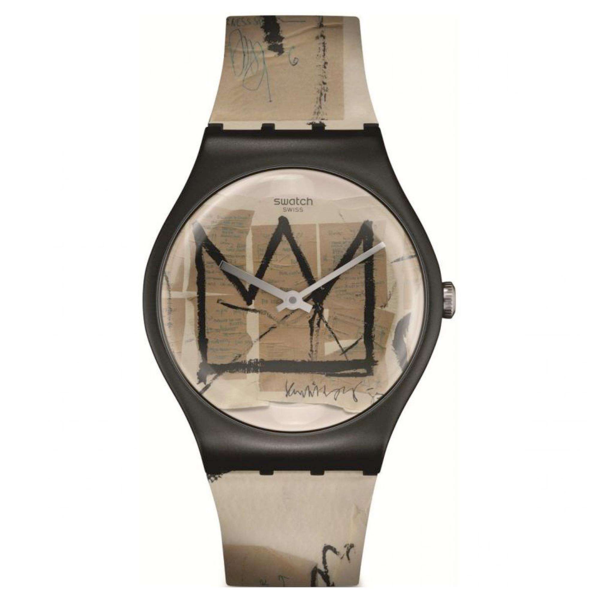 Swatch Art Journey 'Untitled By Jean-Michel Basquiat' Quartz Watch SUOZ355