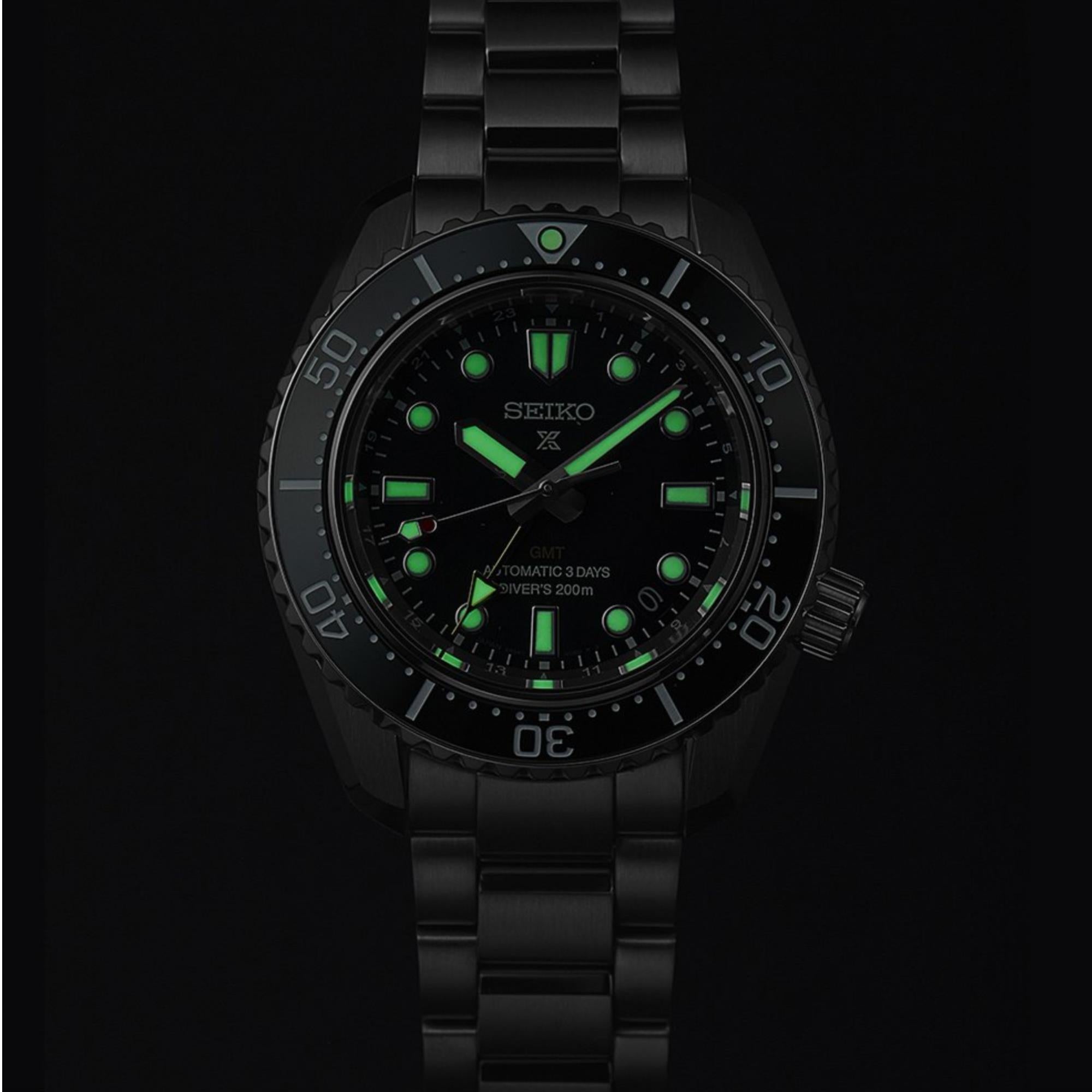 Seiko Prospex 1968 "Marine Green "Divers Modern Re-Interpretation GMT Green Dial Men's Watch SPB381J1