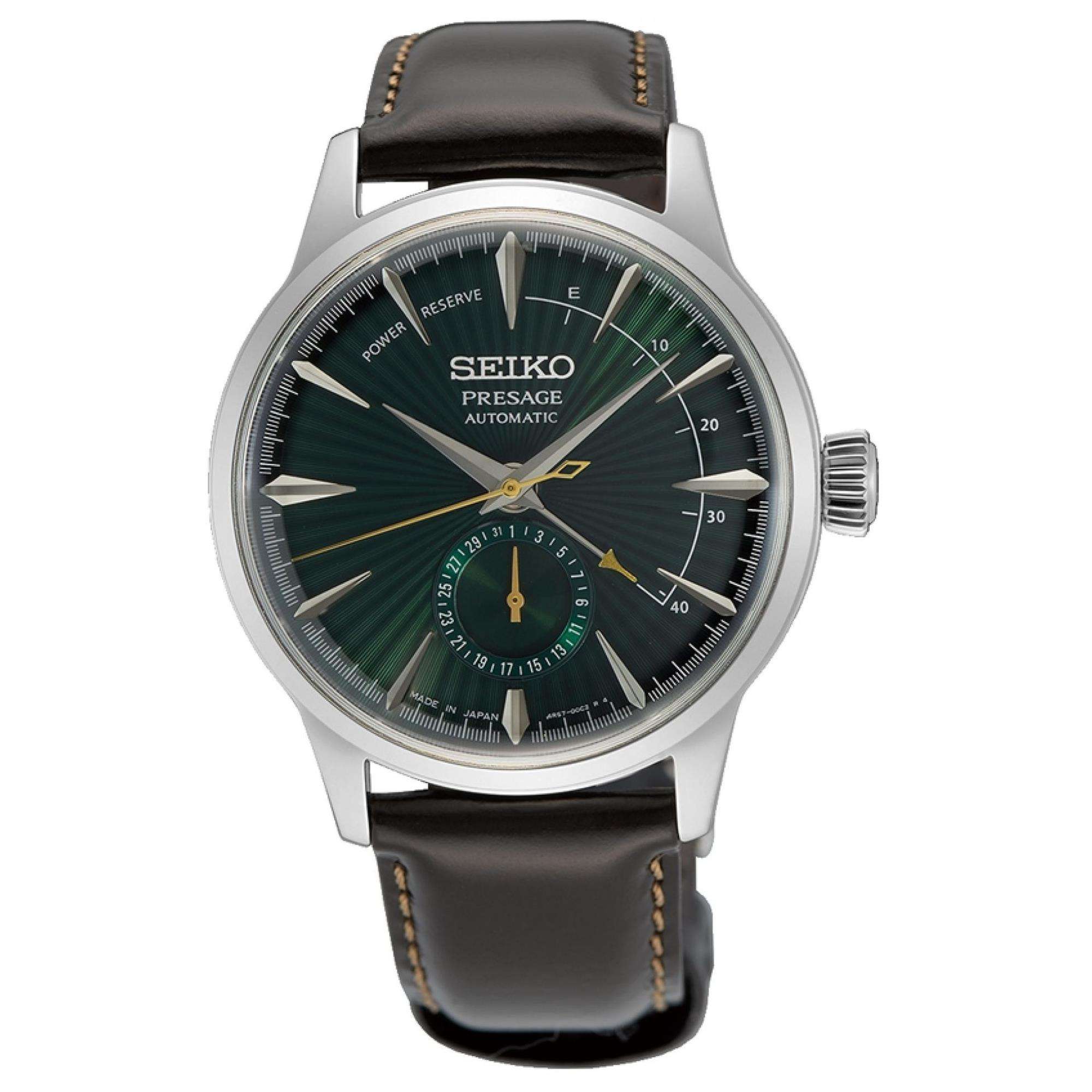 Seiko Presage Cocktail Time 'Midnight Mockingbird' Green Dial Men's Watch SSA459J1