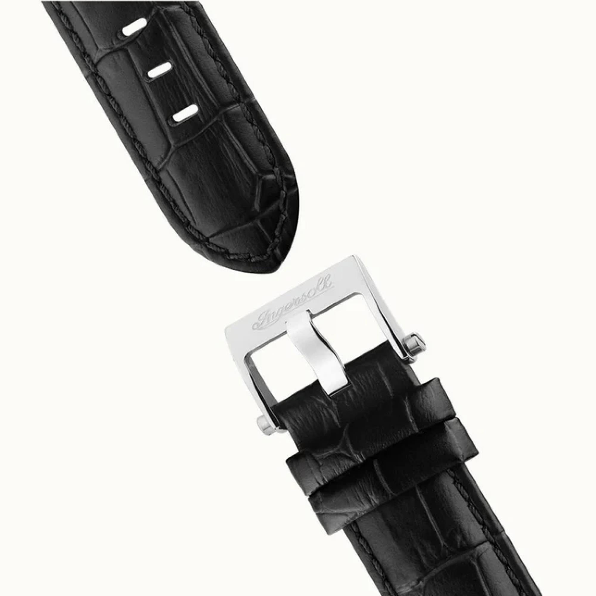 Ingersoll The Tennessee 1892 Automatic Men's Watch Grey Dial Black Leather Strap I13103