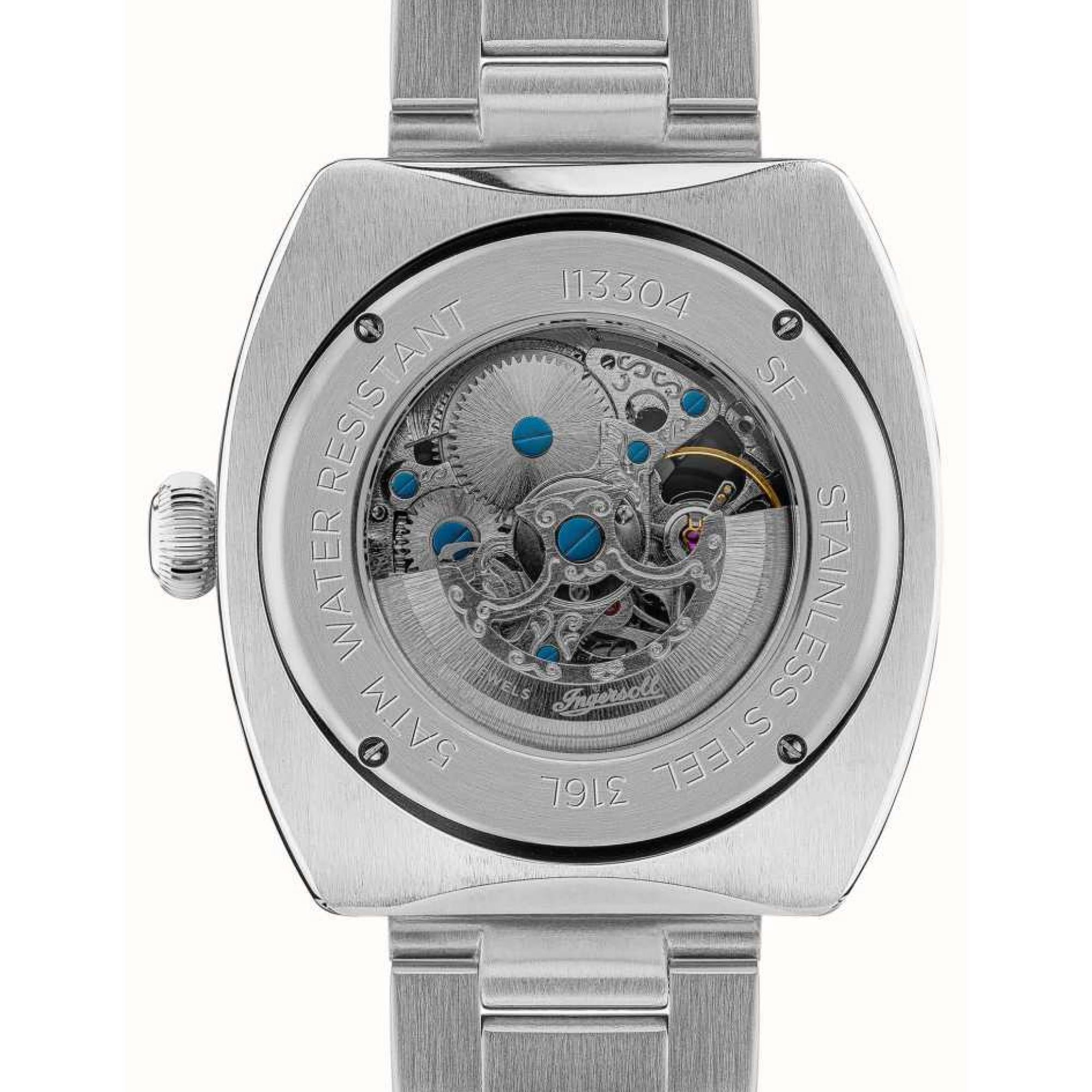 Ingersoll The Michigan 1892 Automatic Men's Watch Grey Dial Silver Stainless Steel Bracelet I13304