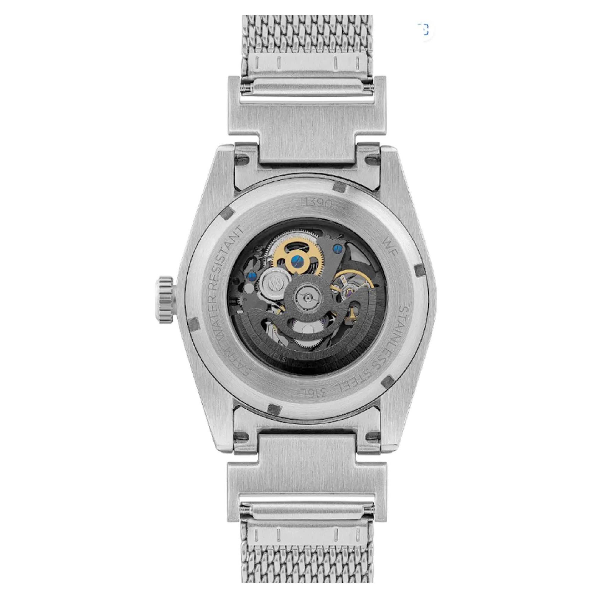 Ingersoll The Scovill 1892 Automatic Black Dial Steel Bracelet Men's Watch I13903