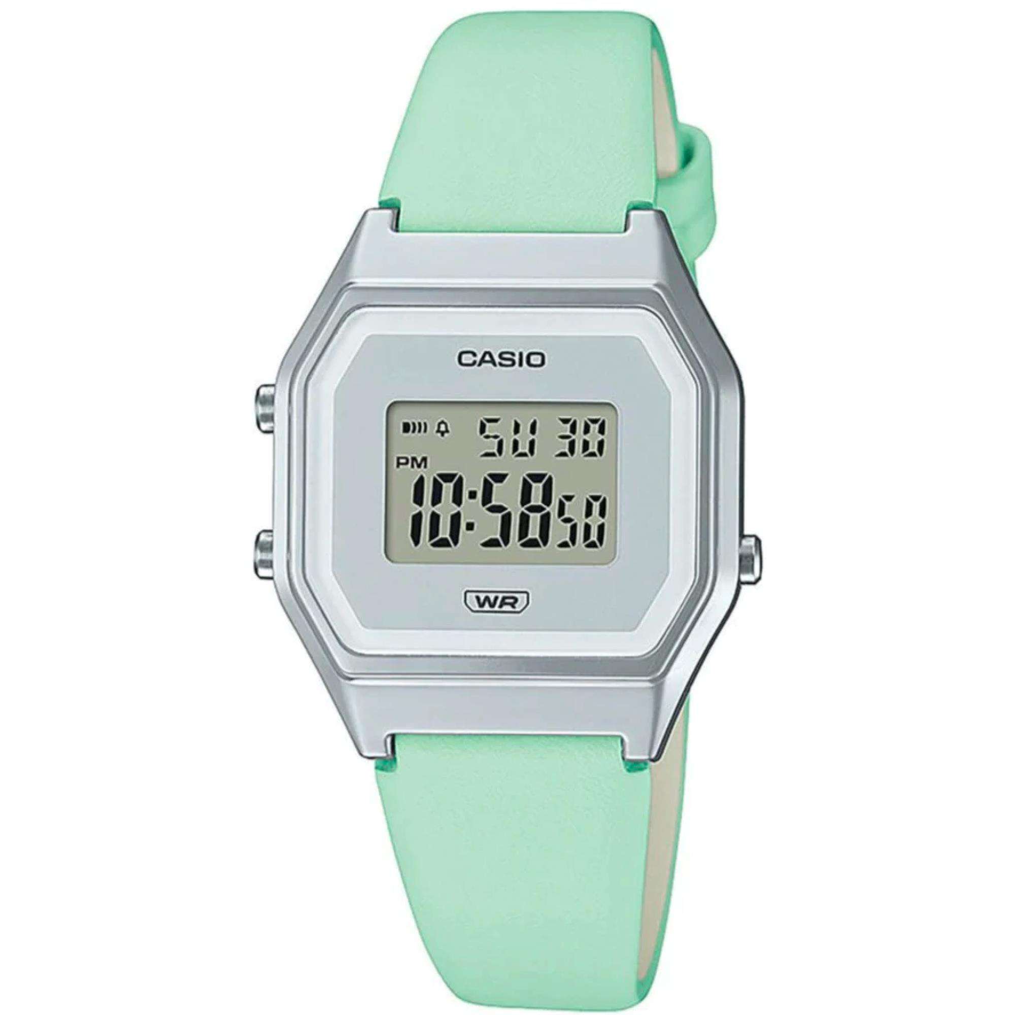 Casio Vintage Quartz Ladies Green Watch LA680WEL-3EF