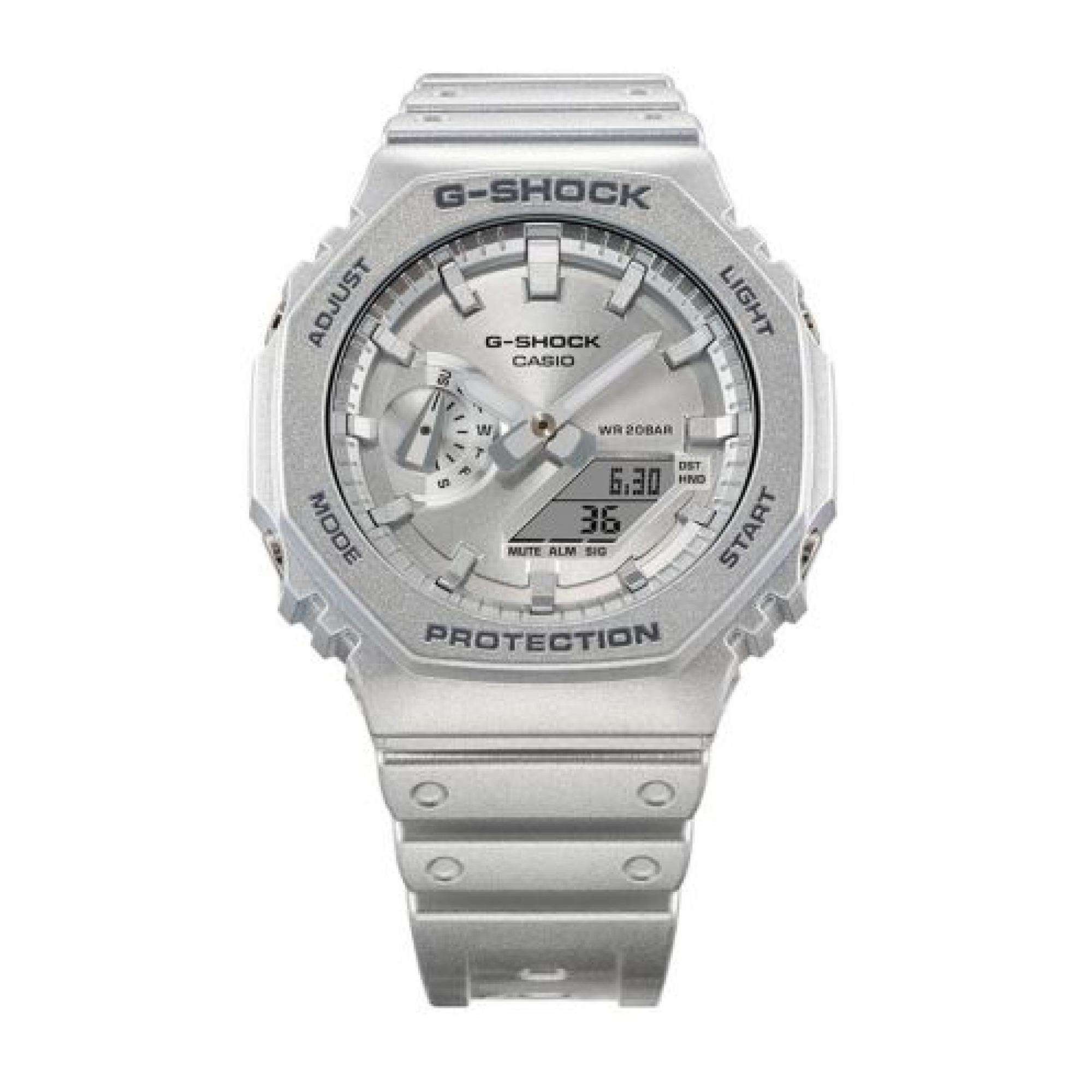 Casio G-Shock Classic Forgotten Future Silver Mens Watch GA-2100FF-8AER